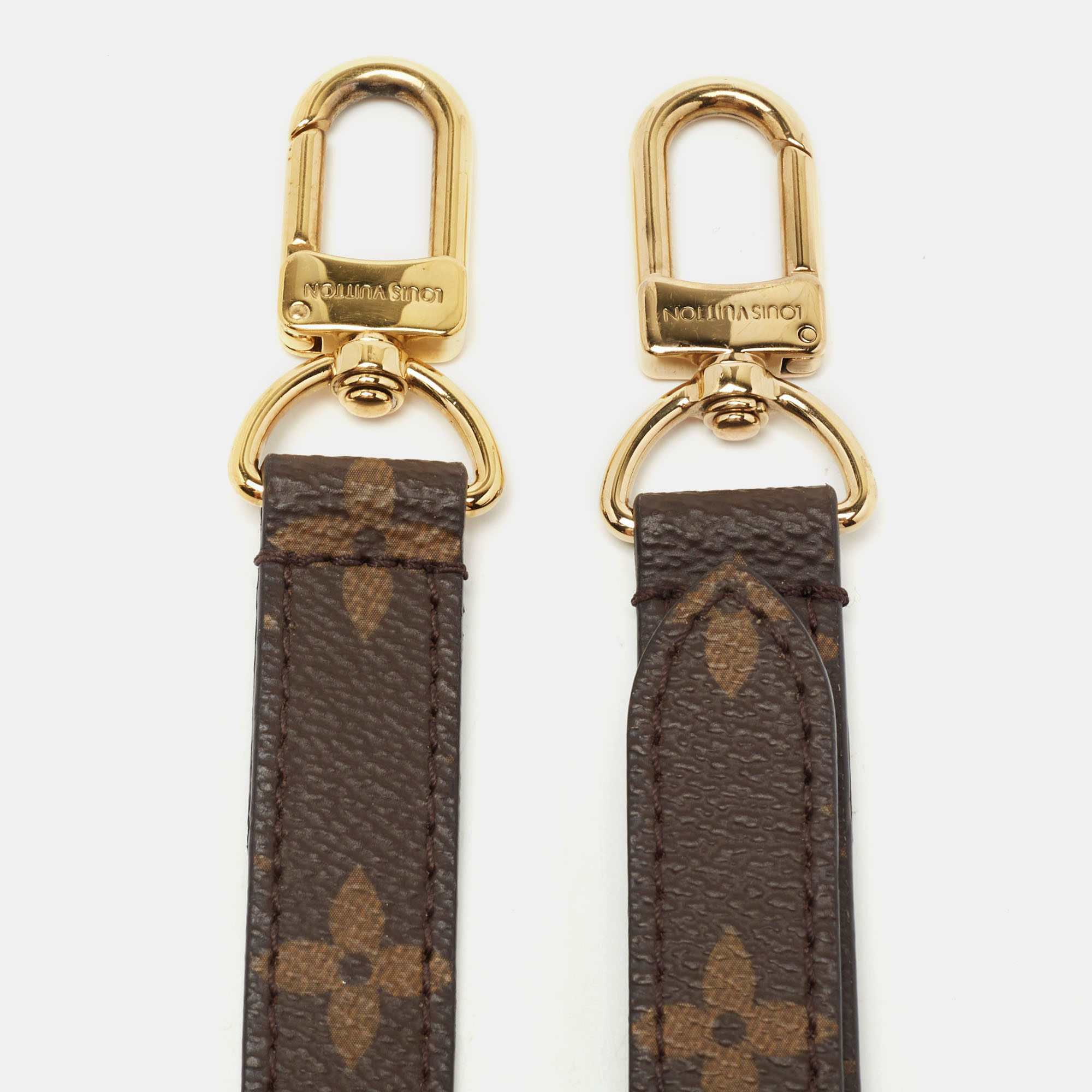 

Louis Vuitton Monogram Canvas Adjustable Bag Shoulder Strap, Brown