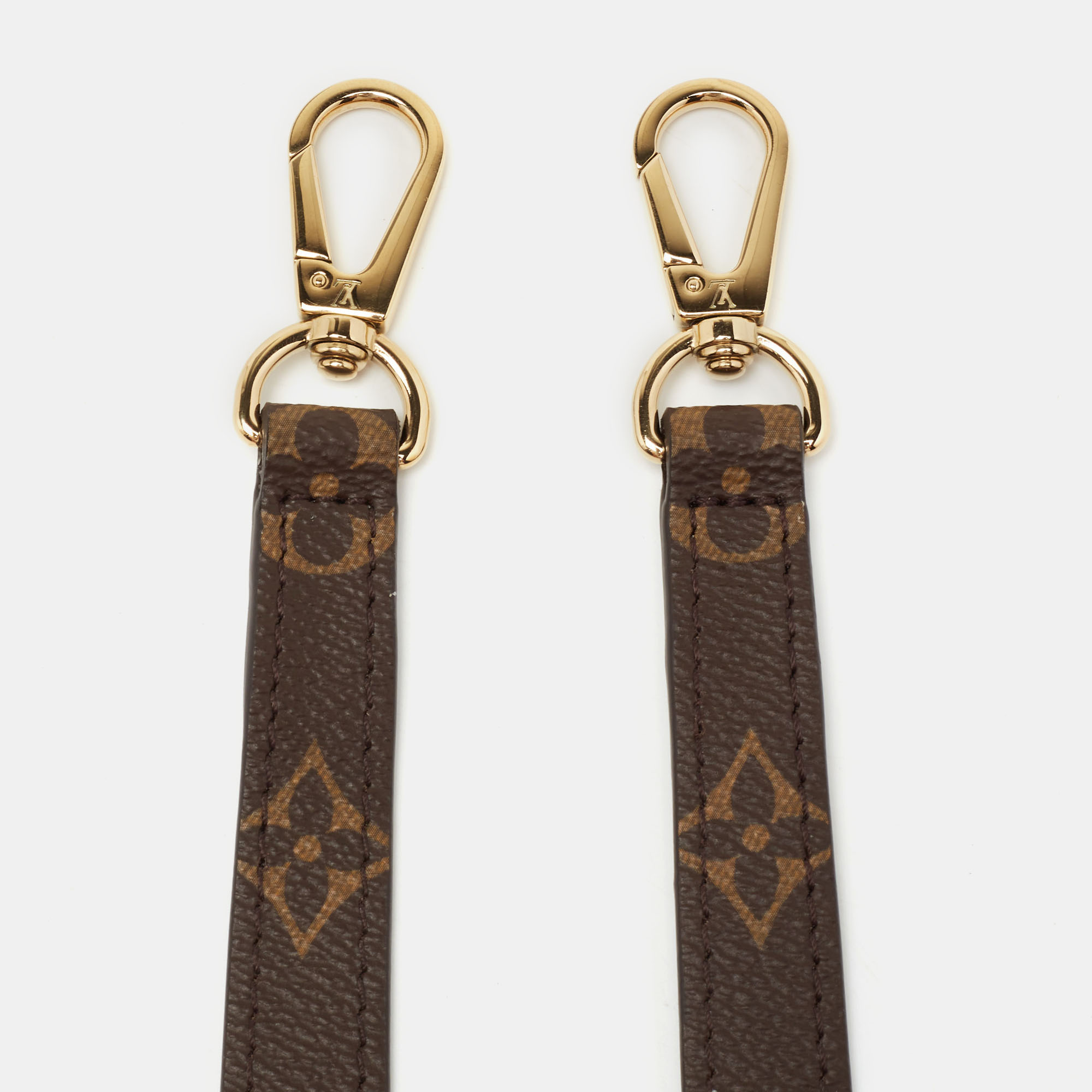 

Louis Vuitton Monogram Canvas Shoulder Strap, Brown