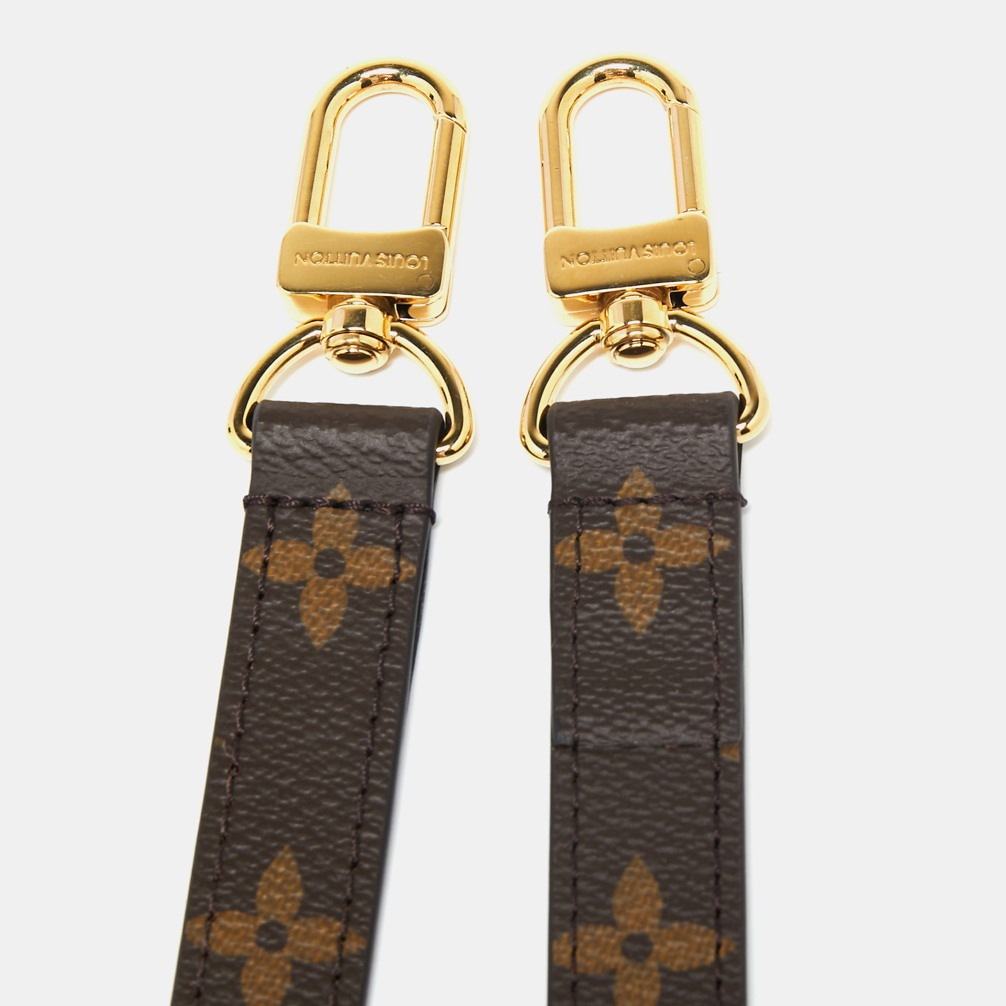 

Louis Vuitton Monogram Canvas Adjustable Bag Strap, Brown