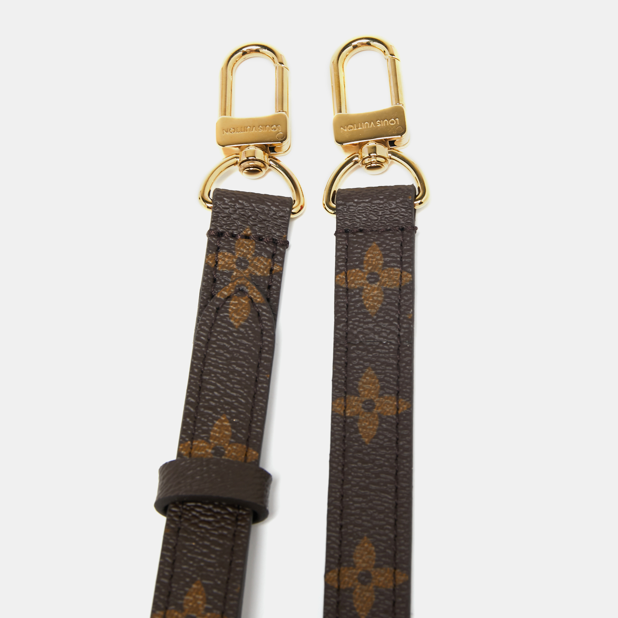 

Louis Vuitton Monogram Canvas Adjustable Shoulder Strap, Brown