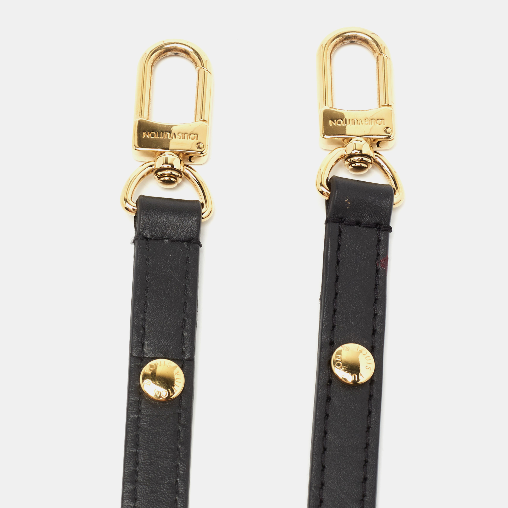 

Louis Vuitton Black Leather Adjustable Shoulder Strap