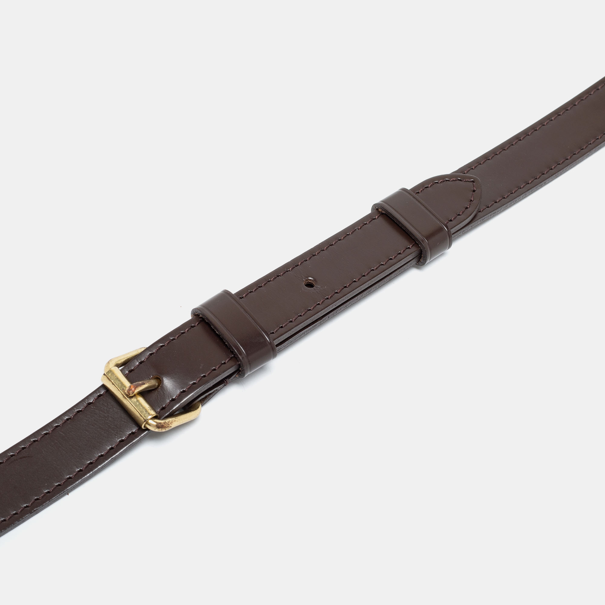 

Louis Vuitton Dark Brown Leather Adjustable Shoulder Bag Strap