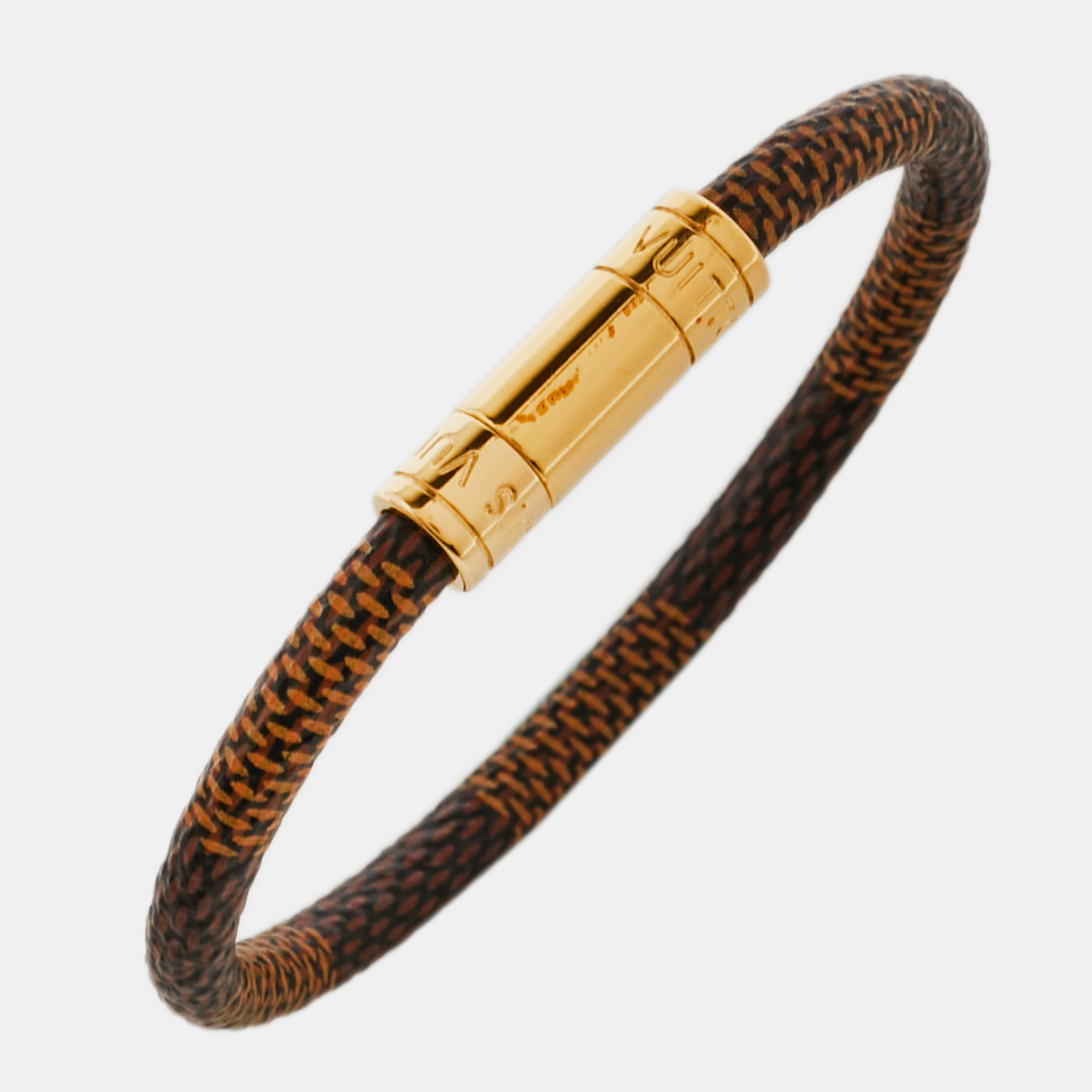 

Louis Vuitton Brown Damier Canvas Keep It Bracelet