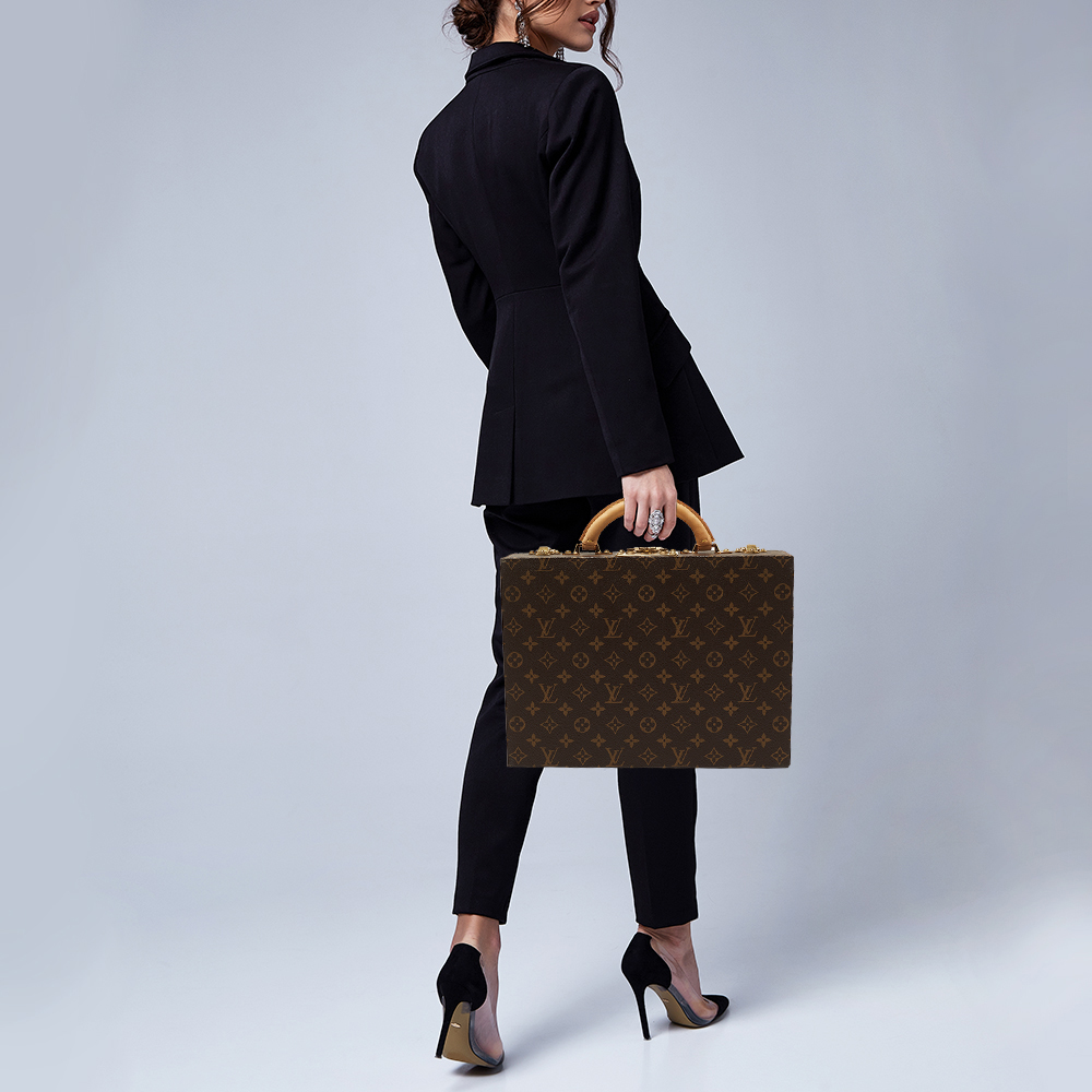 

Louis Vuitton Monogram Canvas Jewelry Case, Brown