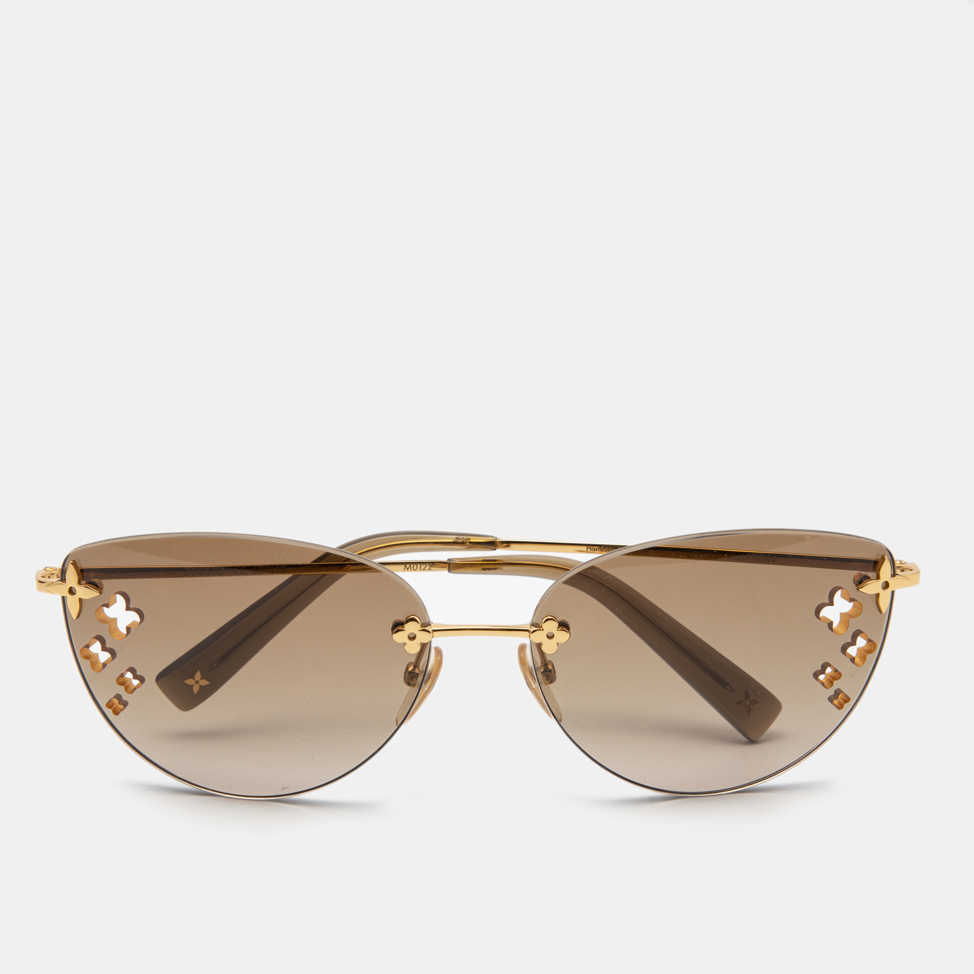 Louis Vuitton Desmayo Cat-Eye Sunglasses - Gold Sunglasses