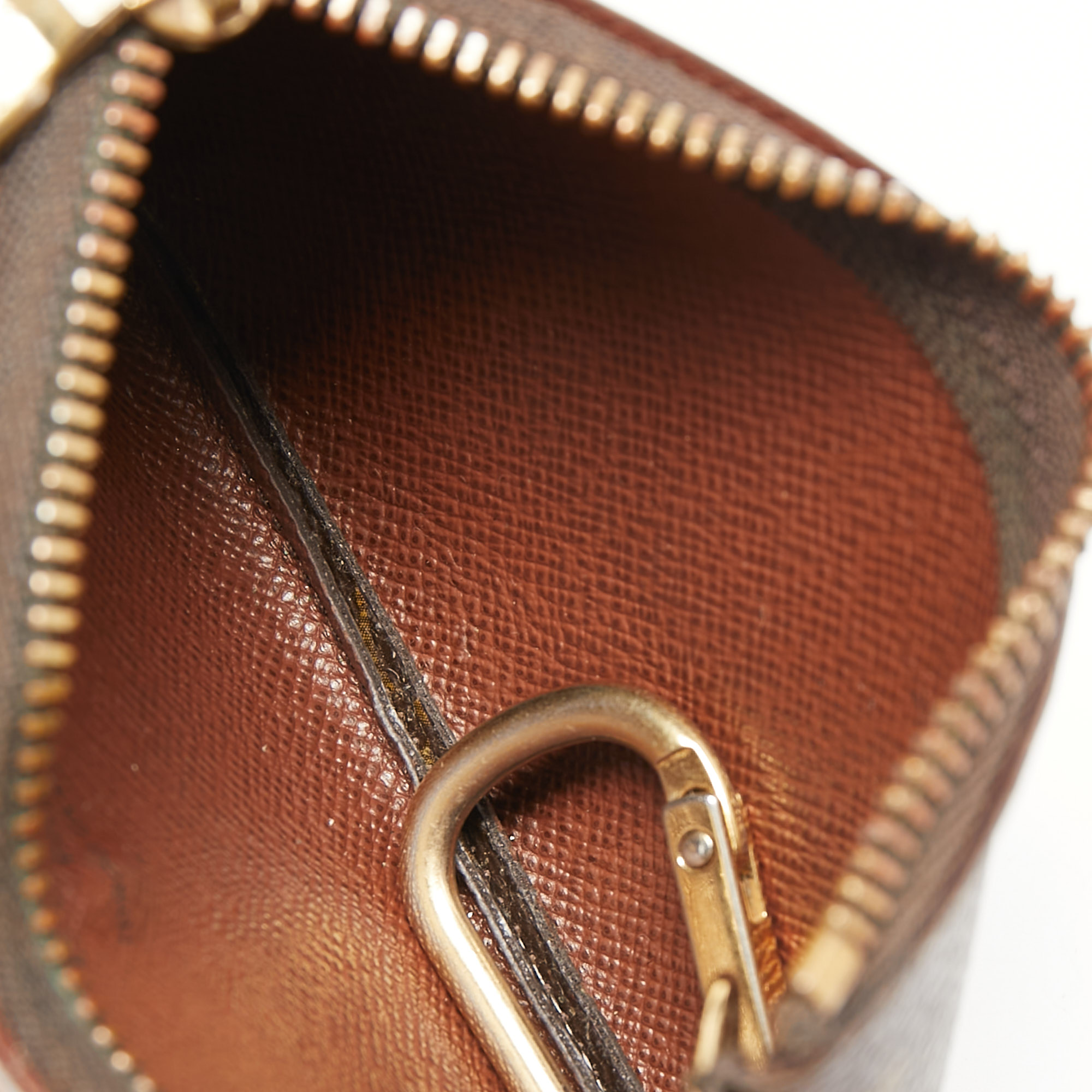 

Louis Vuitton Monogram Canvas Key Pouch, Brown