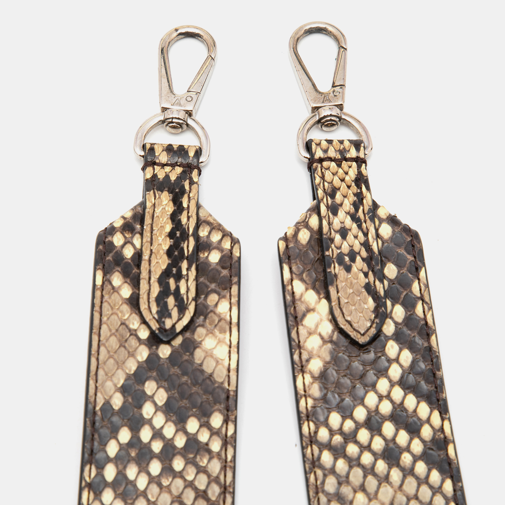 

Louis Vuitton Beige/Black Python Shoulder Bag Strap