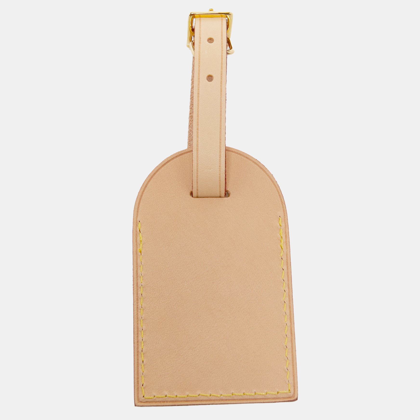 

Louis Vuitton Vachetta Leather Luggage Name Tag, Beige