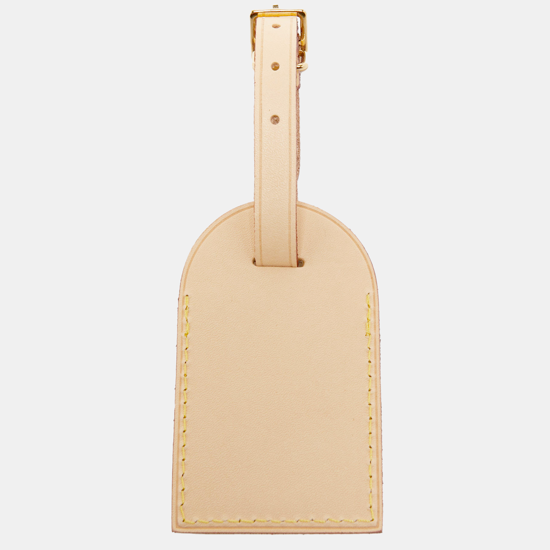 

Louis Vuitton Vachetta Leather Luggage Name Tag, Beige