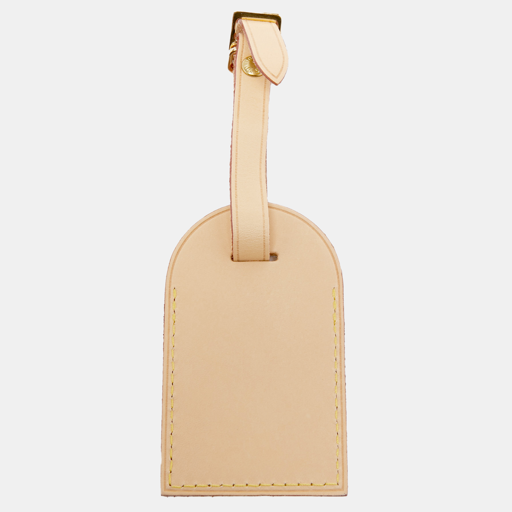 

Louis Vuitton Vachetta Leather Luggage Name Tag, Beige
