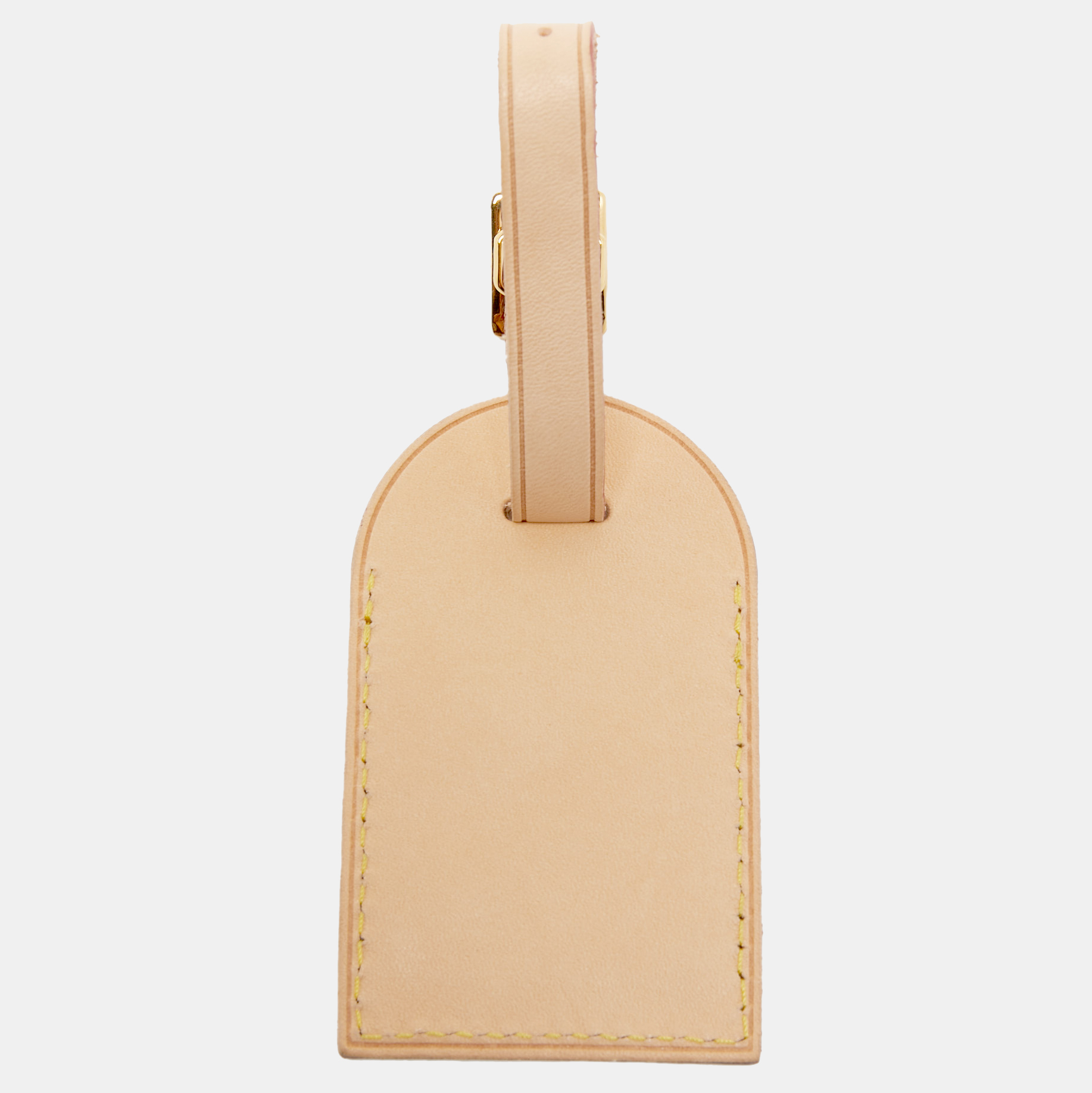 

Louis Vuitton Vachetta Leather Luggage Name Tag, Beige