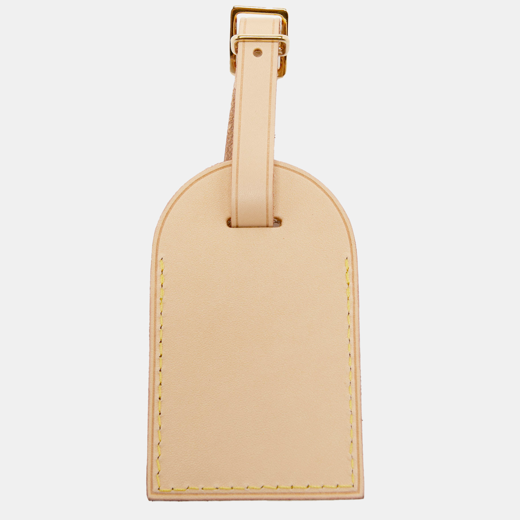 

Louis Vuitton Vachetta Leather Luggage Name Tag, Beige