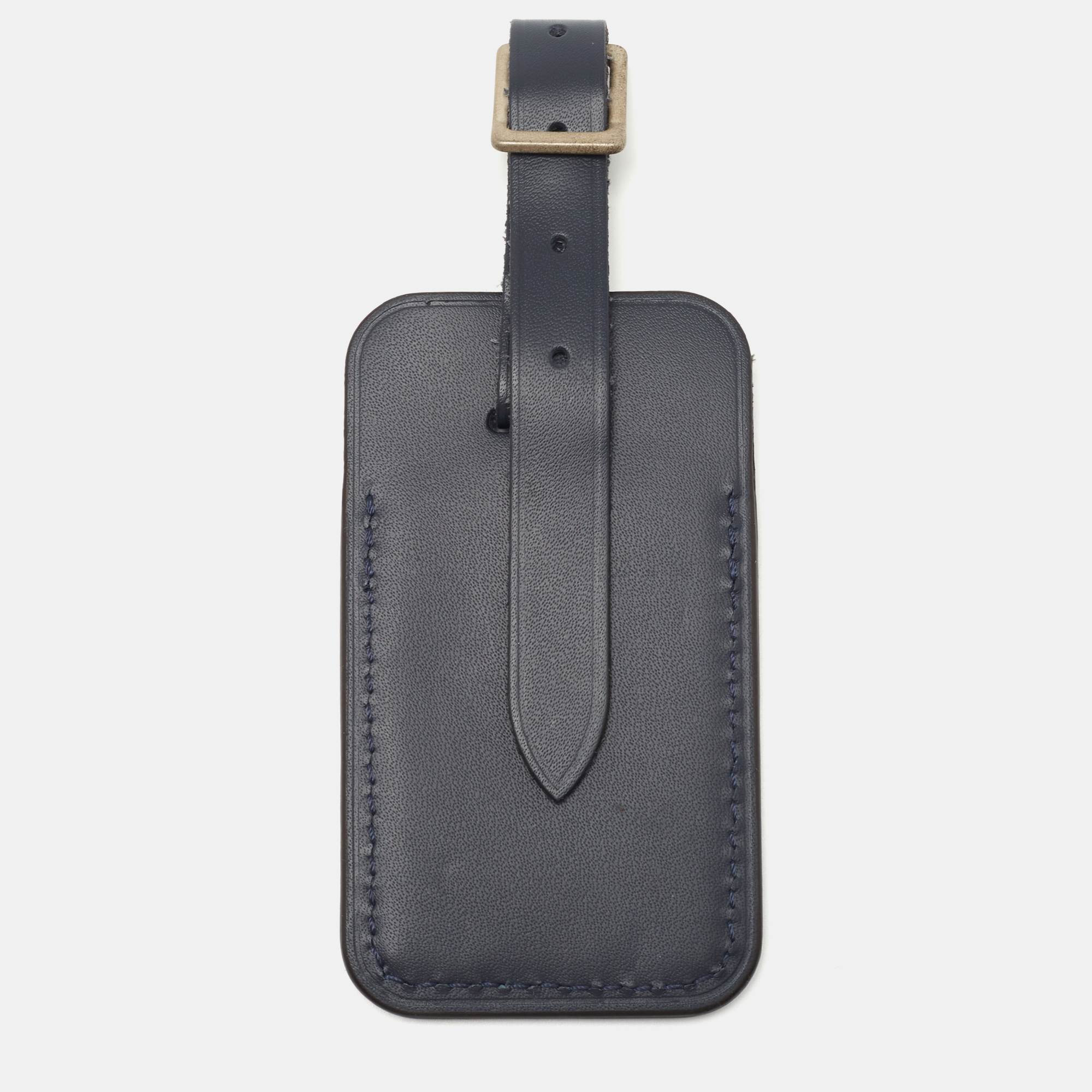 

Louis Vuitton Blue Leather Luggage Name Tag
