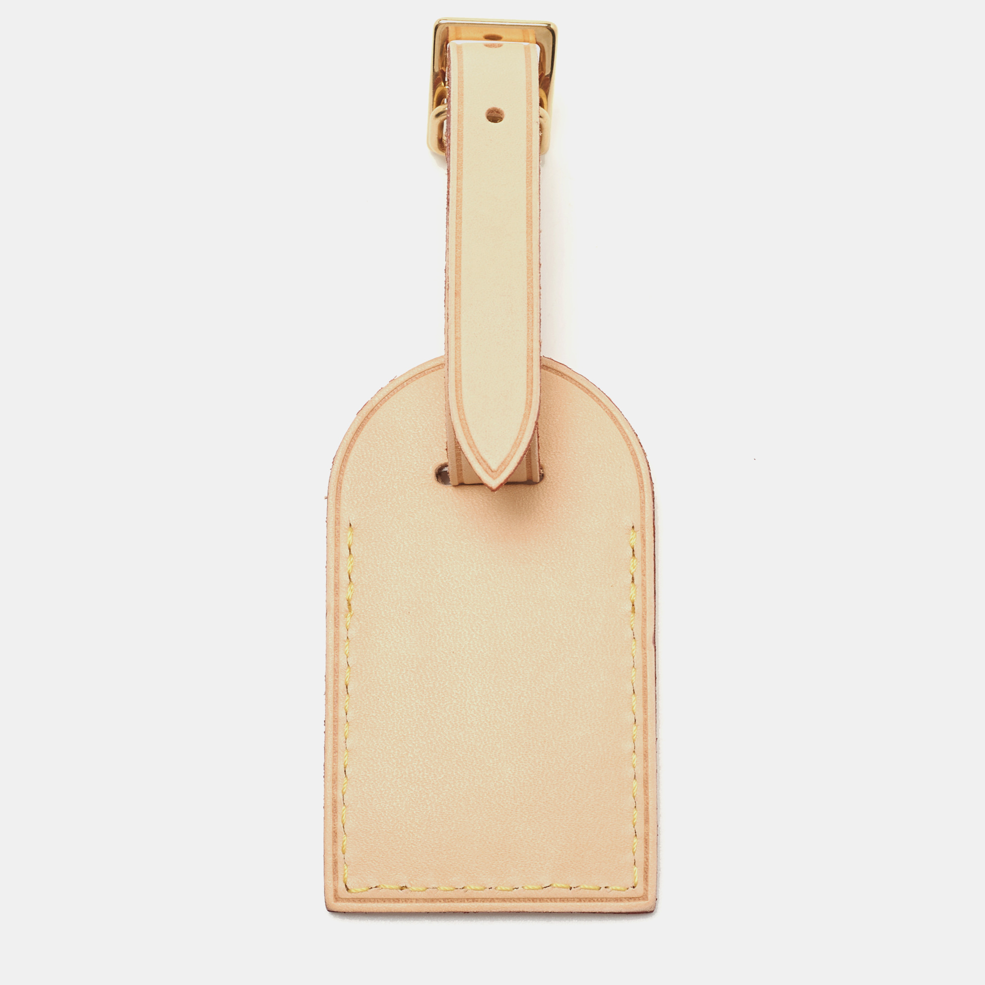 

Louis Vuitton Vachetta Leather Luggage Name Tag, Beige