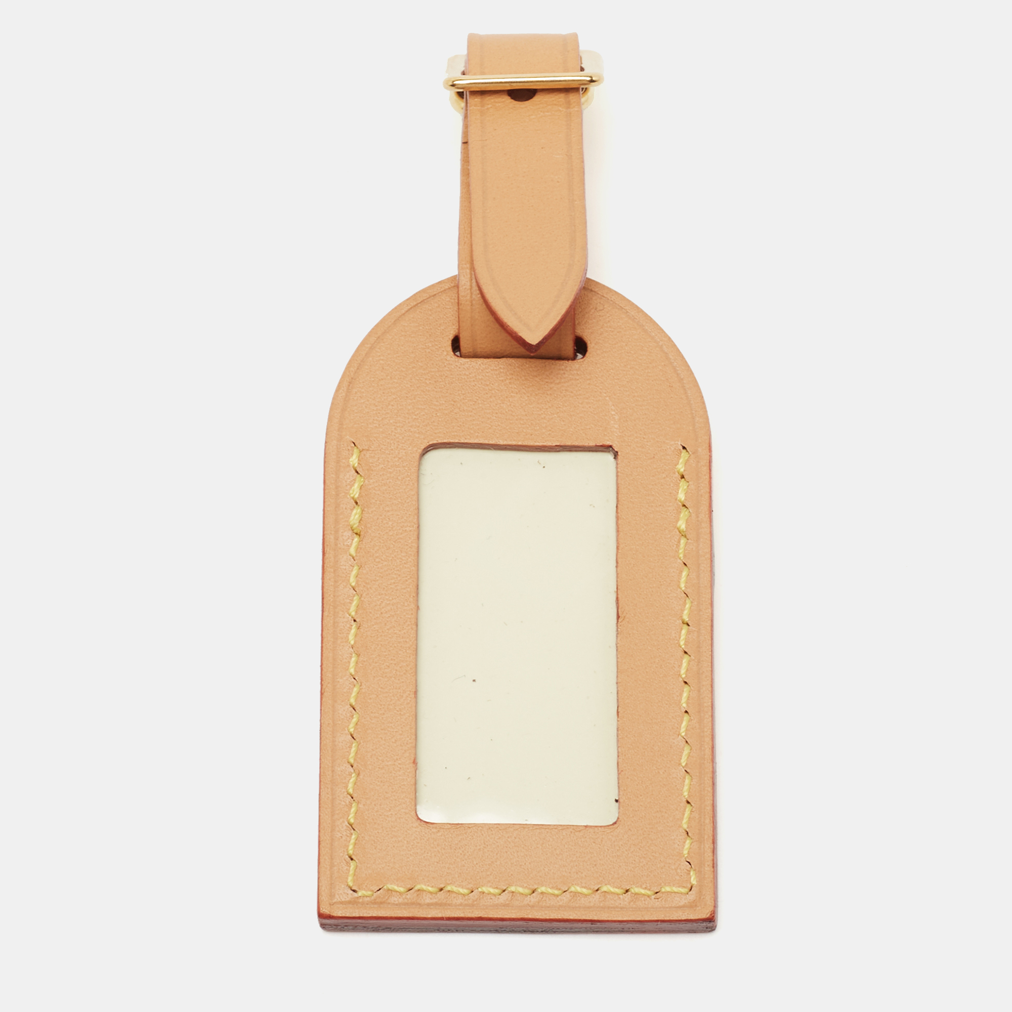 

Louis Vuitton Vachetta Leather Name Tag, Beige