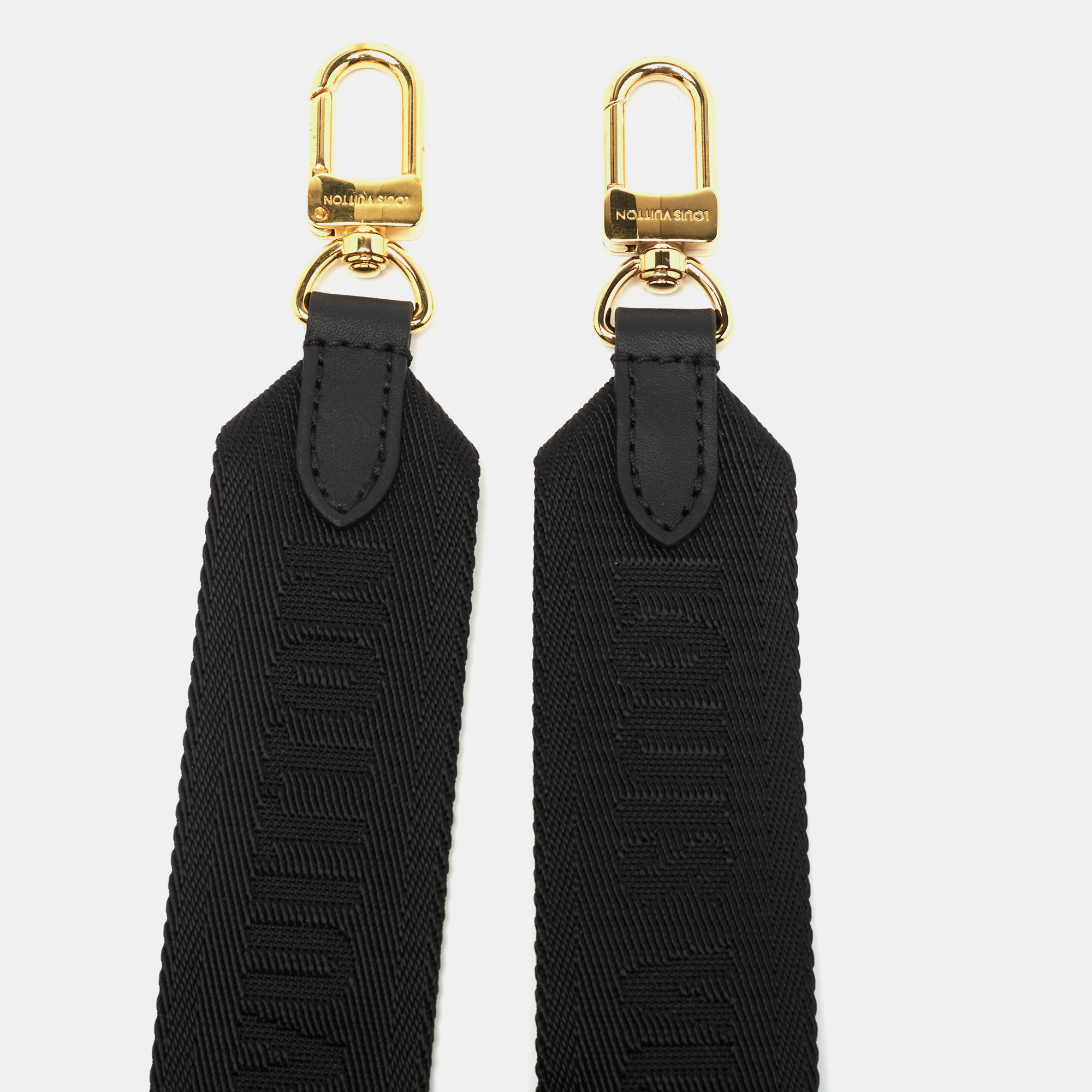 

Louis Vuitton Black Canvas Adjustable Bag Shoulder Strap