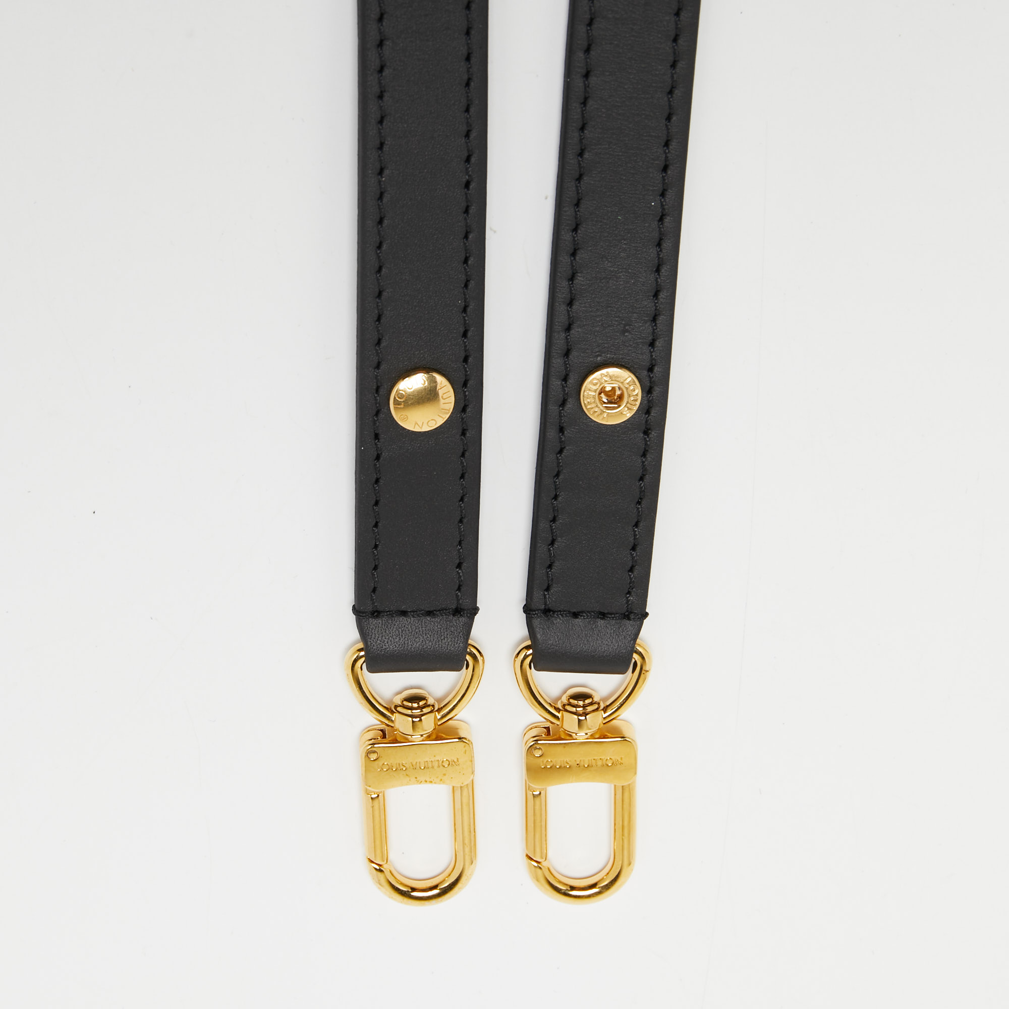 

Louis Vuitton Black Leather Adjustable Shoulder Bag Strap