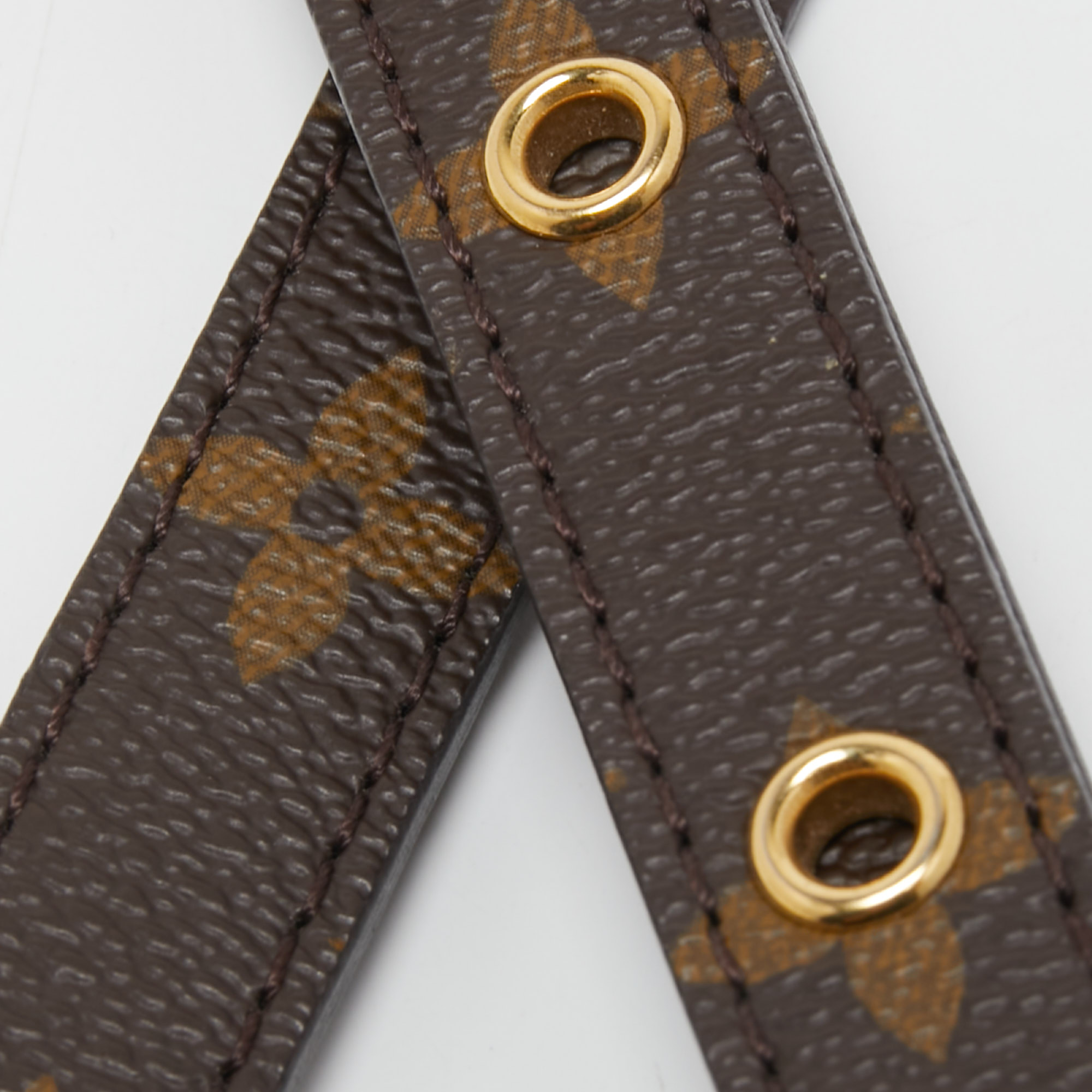 

Louis Vuitton Monogram Canvas Adjustable Shoulder Bag Strap, Brown