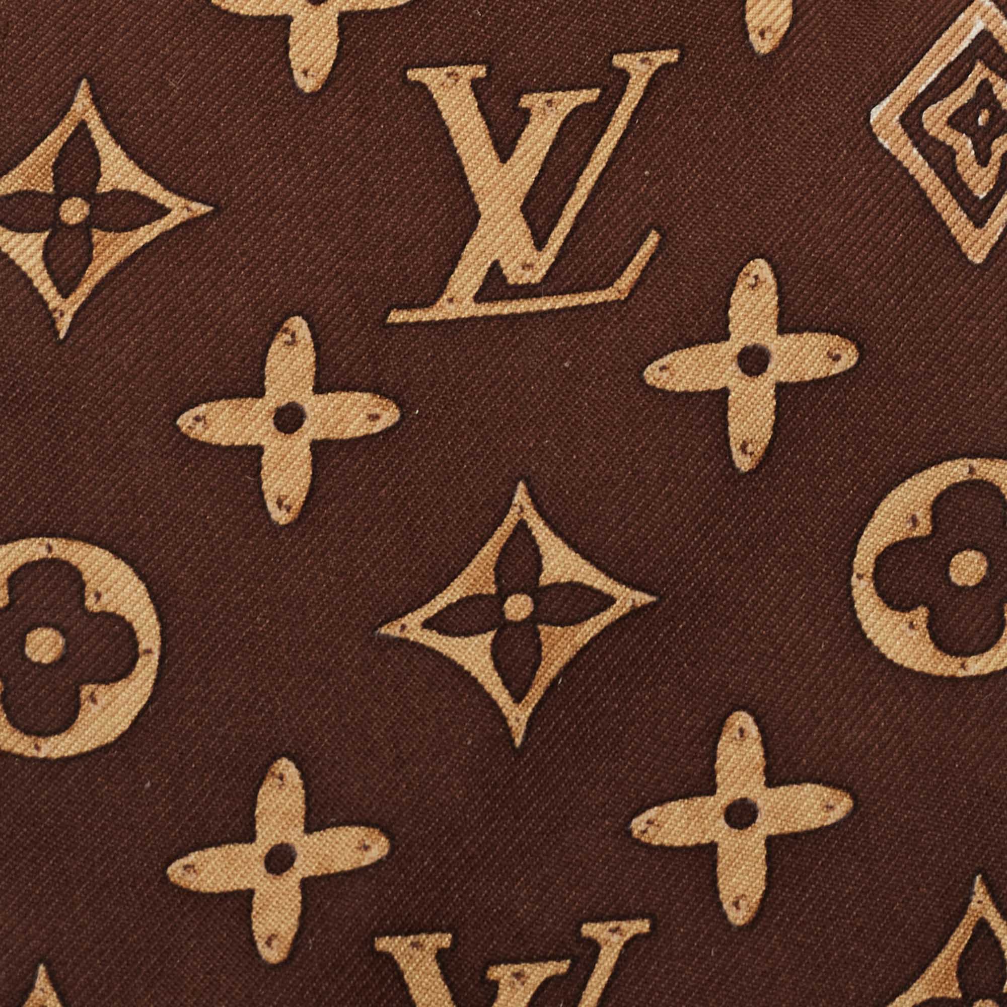 

Louis Vuitton Brown Ombre Monogram Silk Bandeau