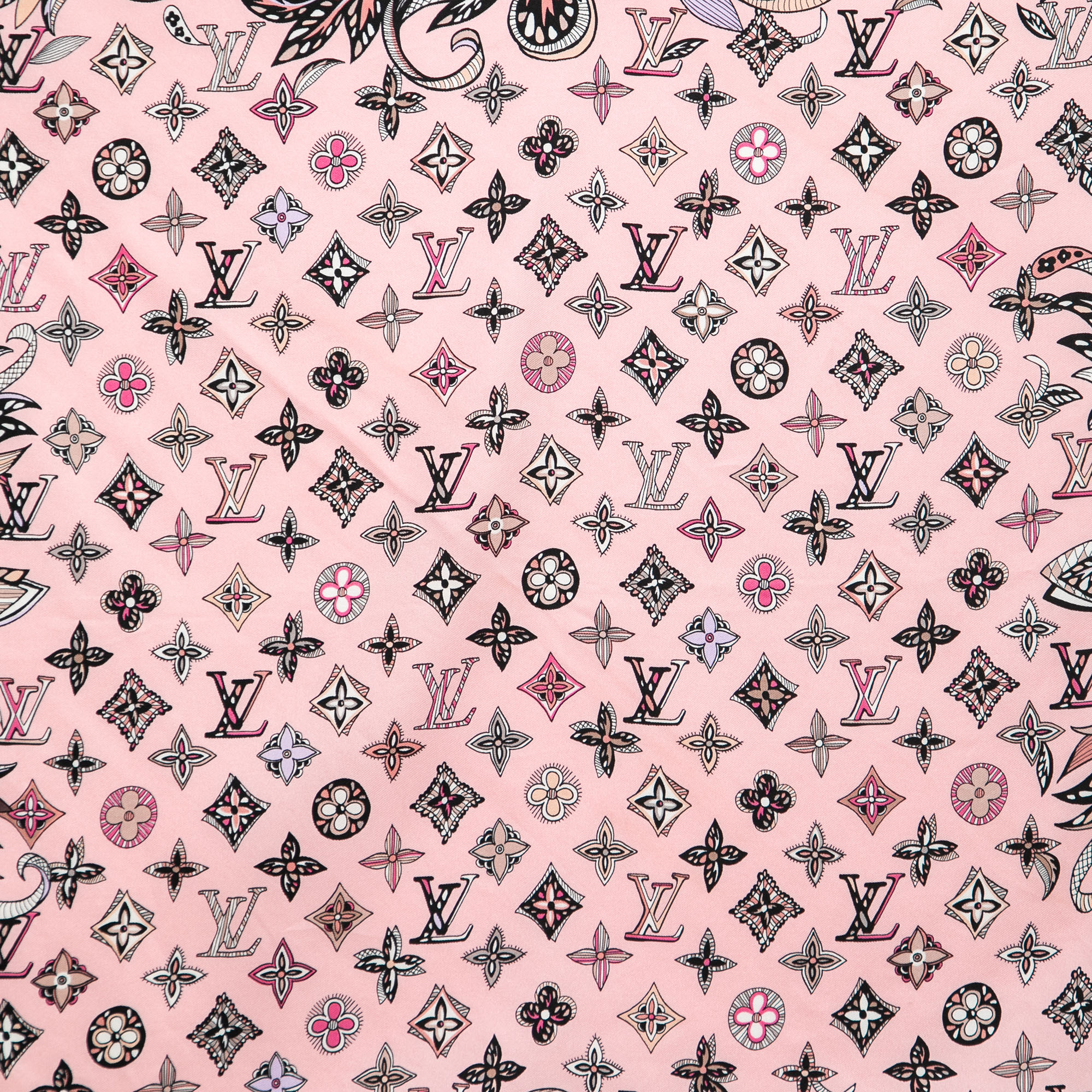 

Louis Vuitton Pink Innocence Silk Scarf