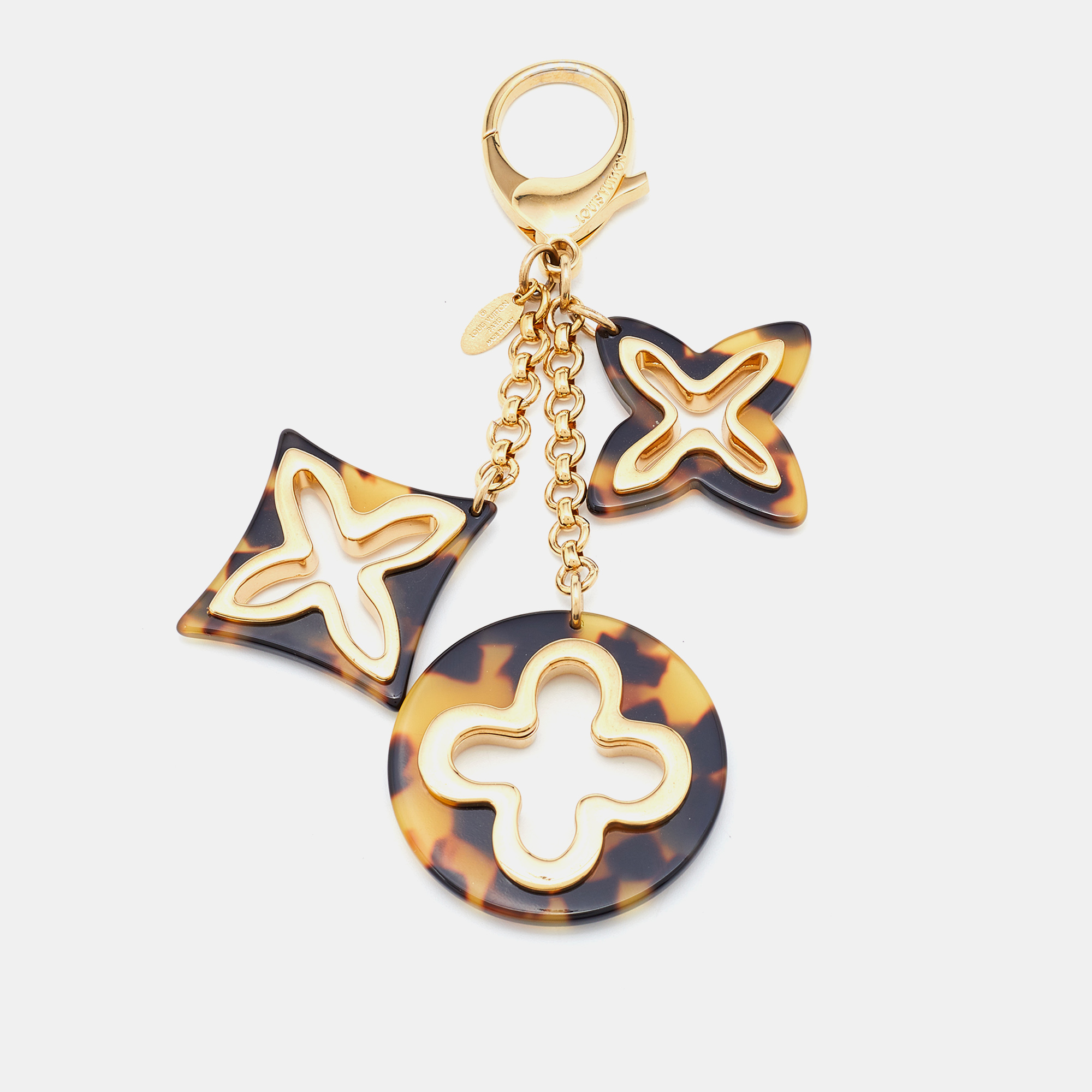 

Louis Vuitton Insolence Brown Resin Gold Tone Bag Charm