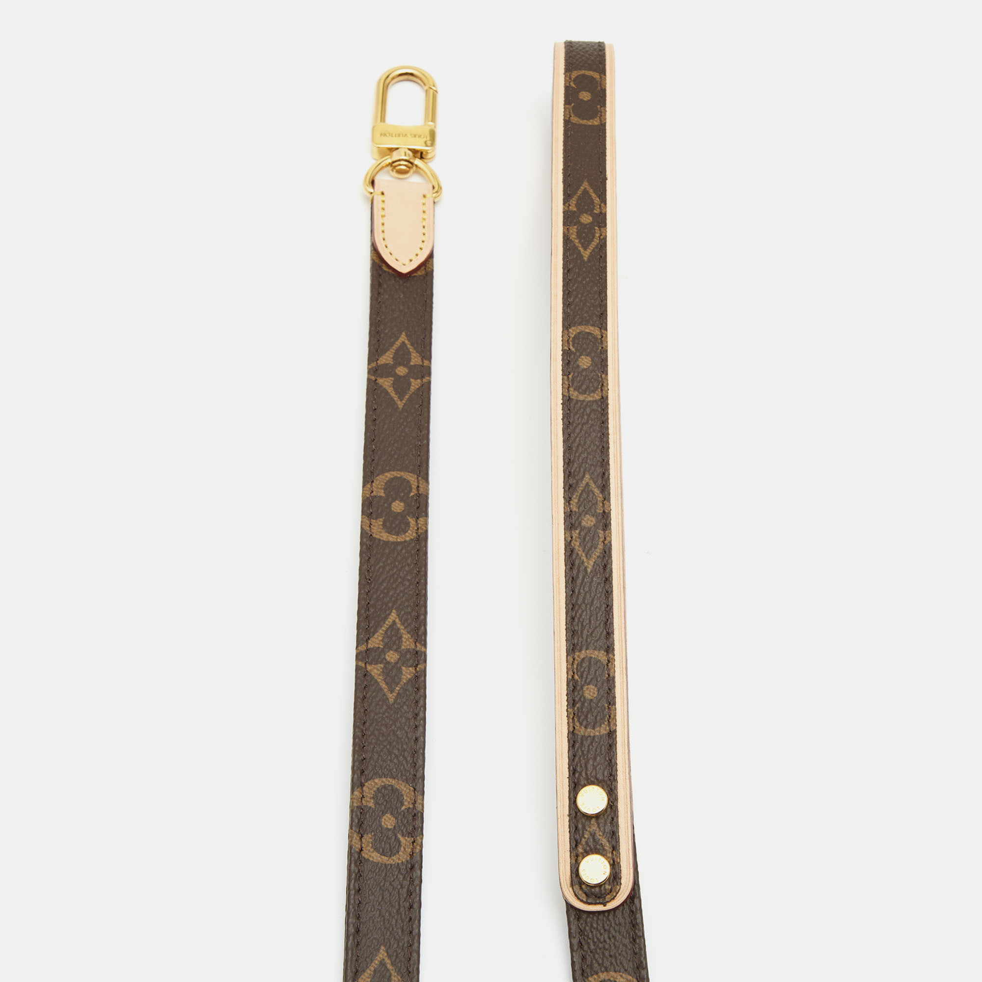 

Louis Vuitton Monogram Canvas MM Leash, Brown