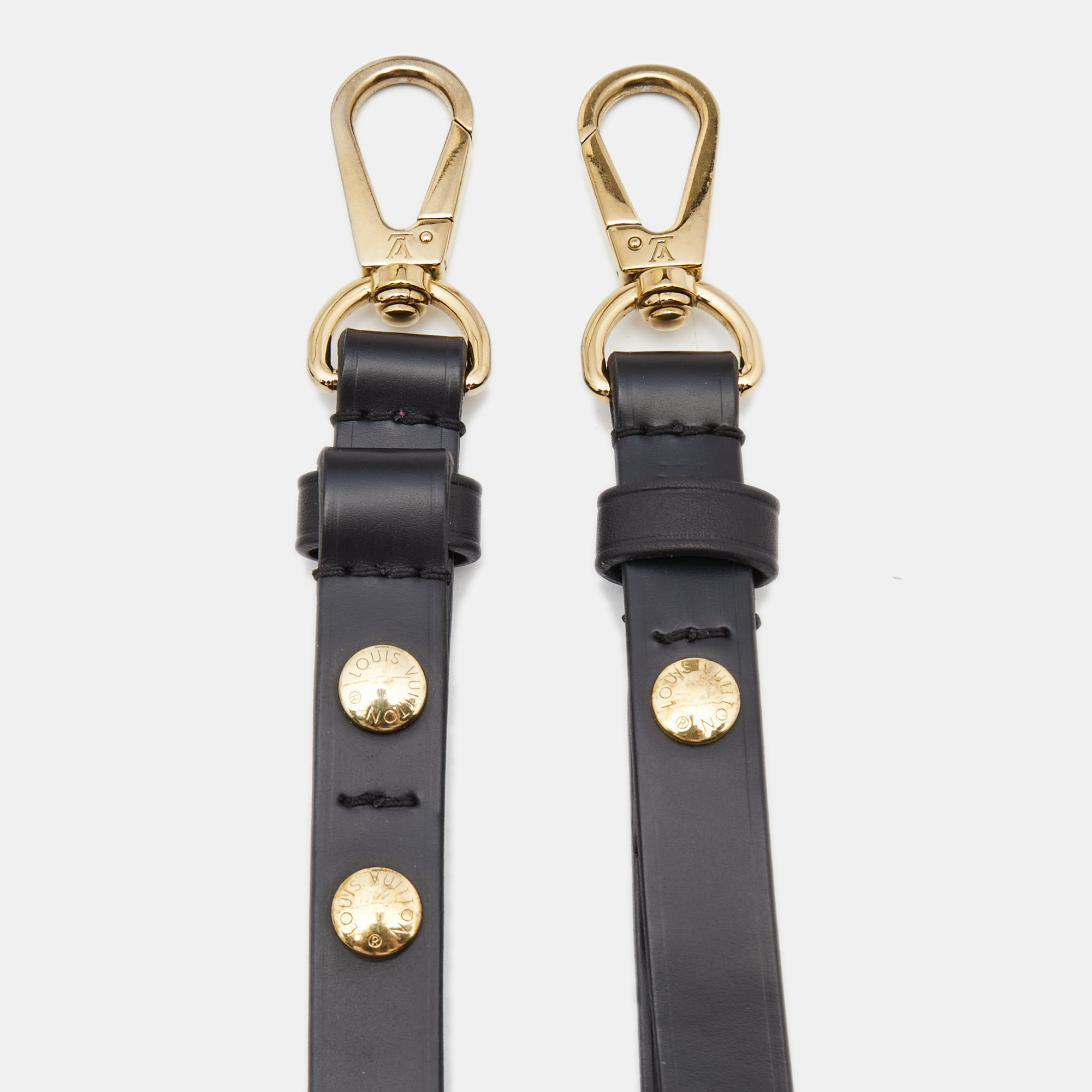 

Louis Vuitton Black Leather Adjustable Shoulder Bag Strap
