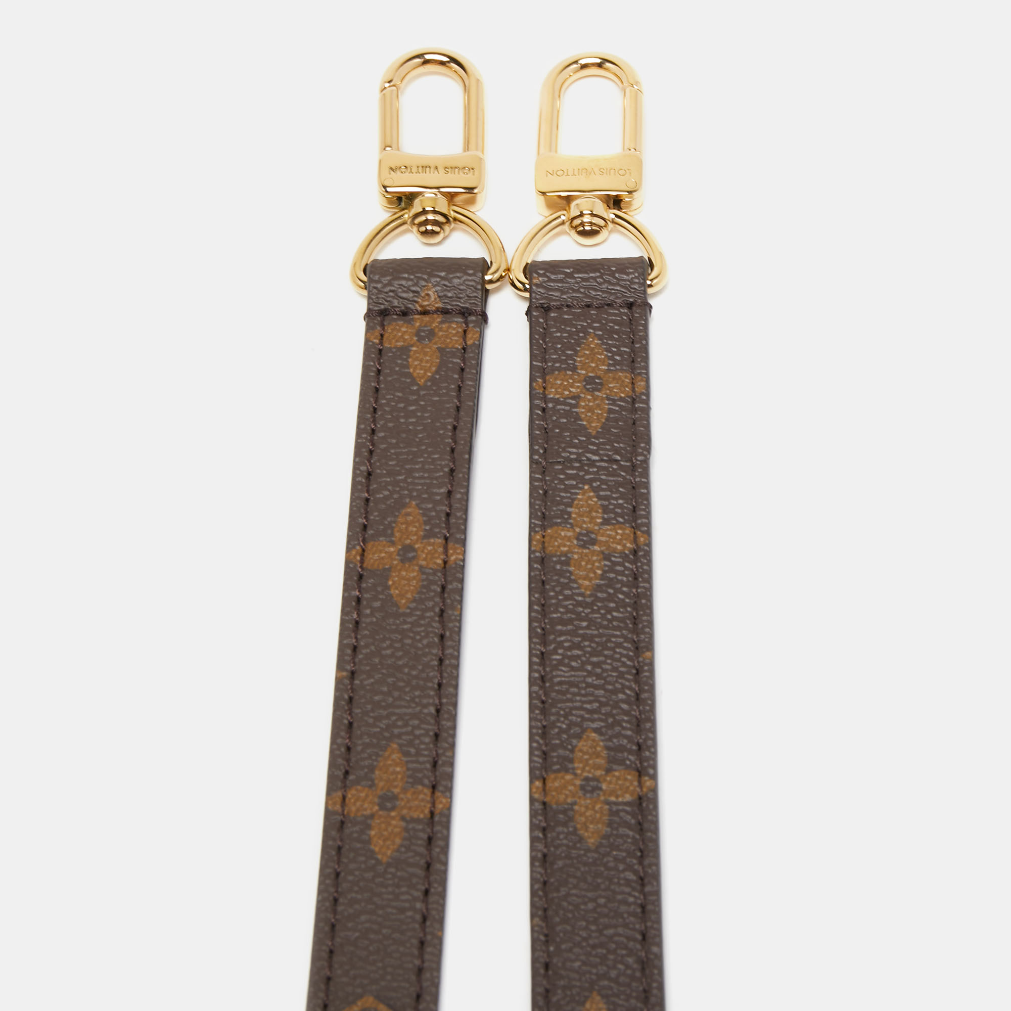 

Louis Vuitton Monogram Canvas Adjustable Bag Strap, Brown
