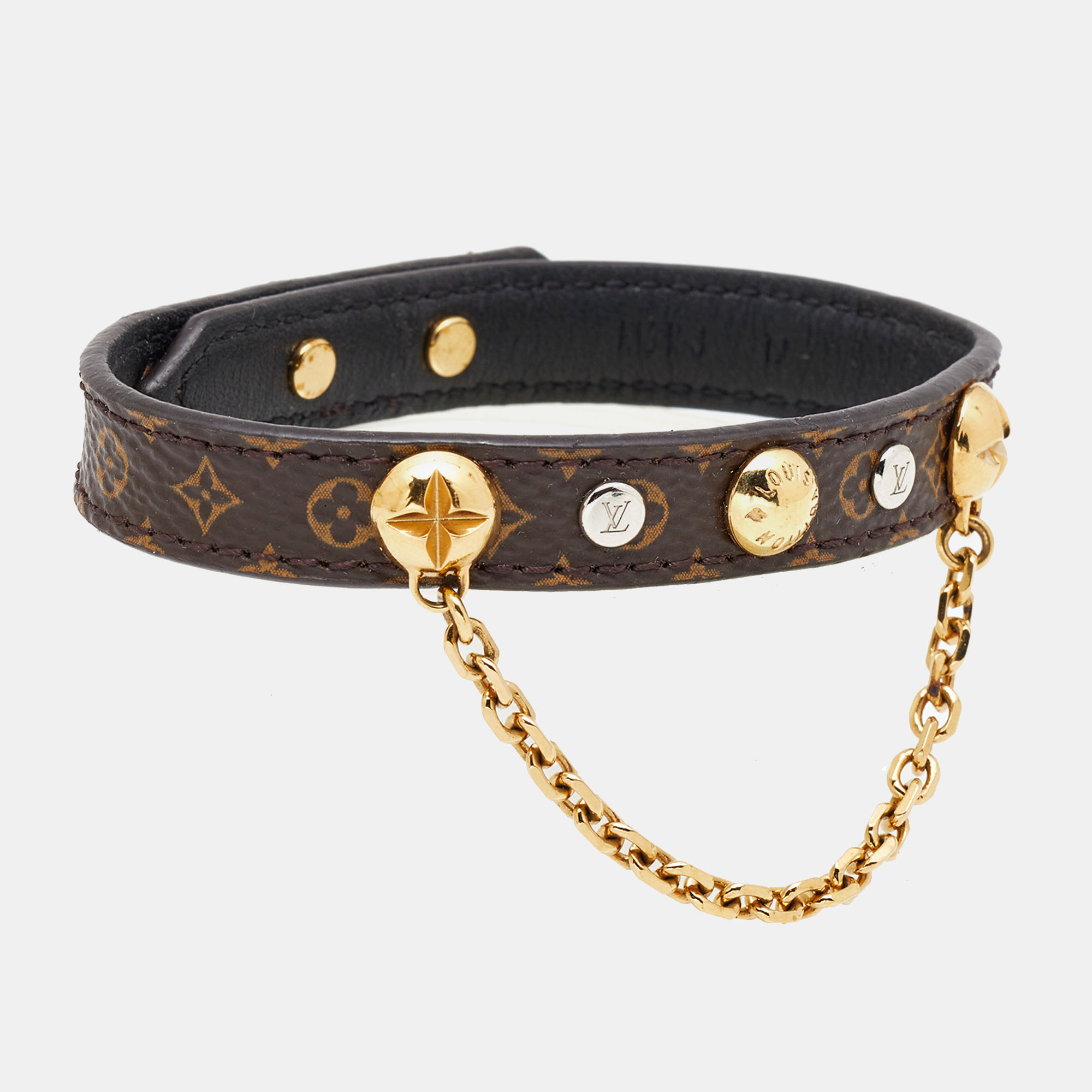 

Louis Vuitton Brown Monogram Canvas Harajuku Bracelet