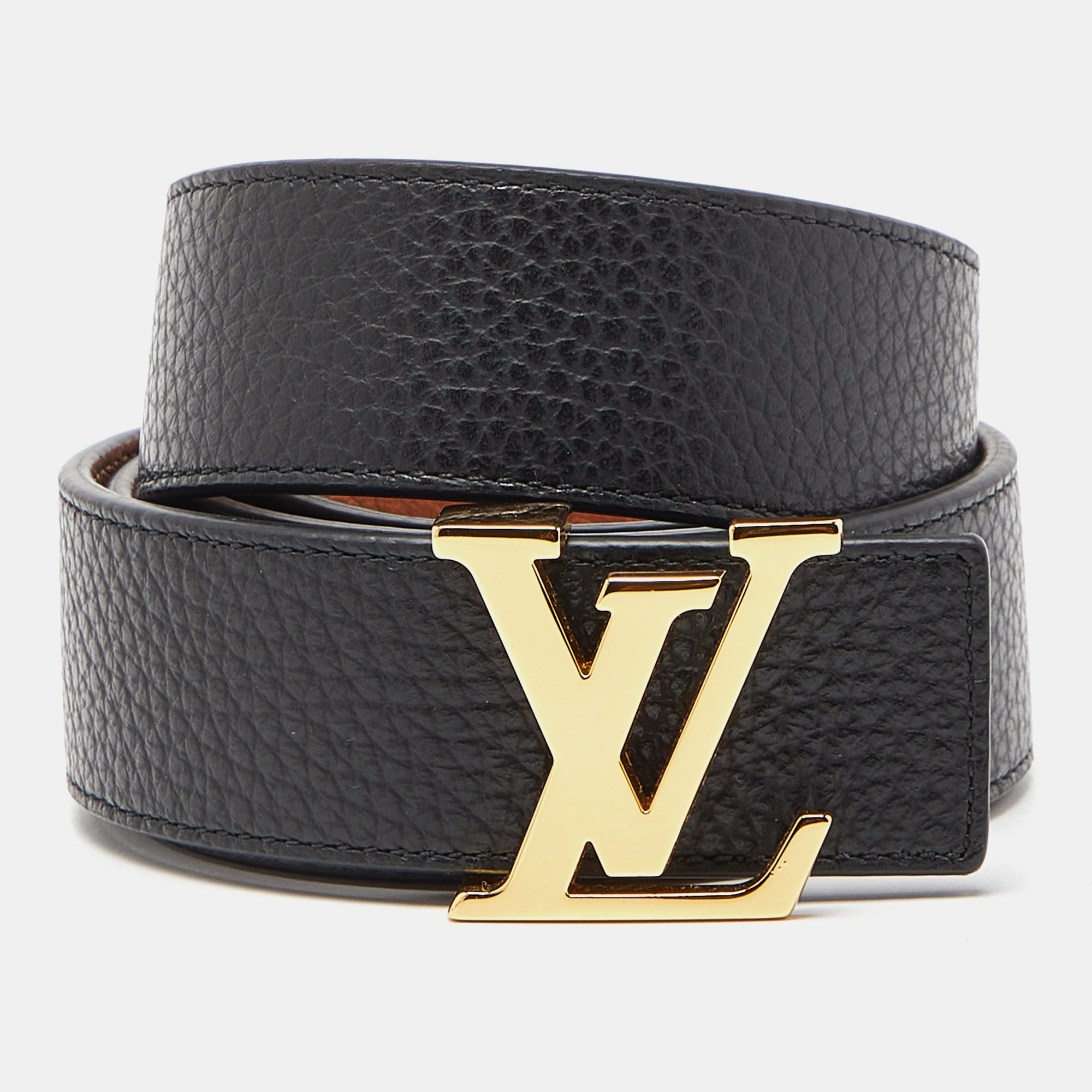 Louis Vuitton Damier Graphite Canvas LV Initiales Belt 85CM Louis Vuitton