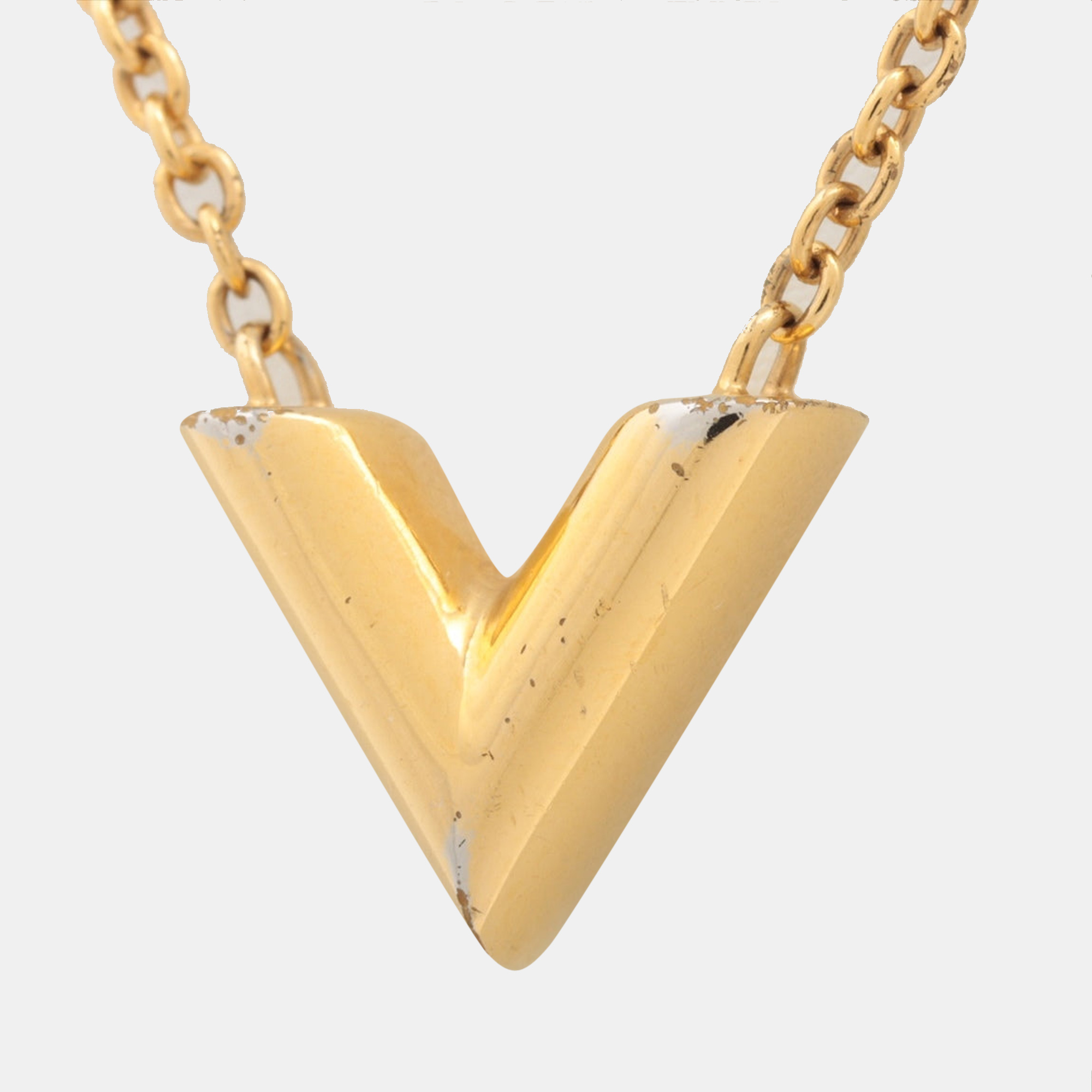

Louis Vuitton M61083 Essential V OB1210 Necklace GP gold