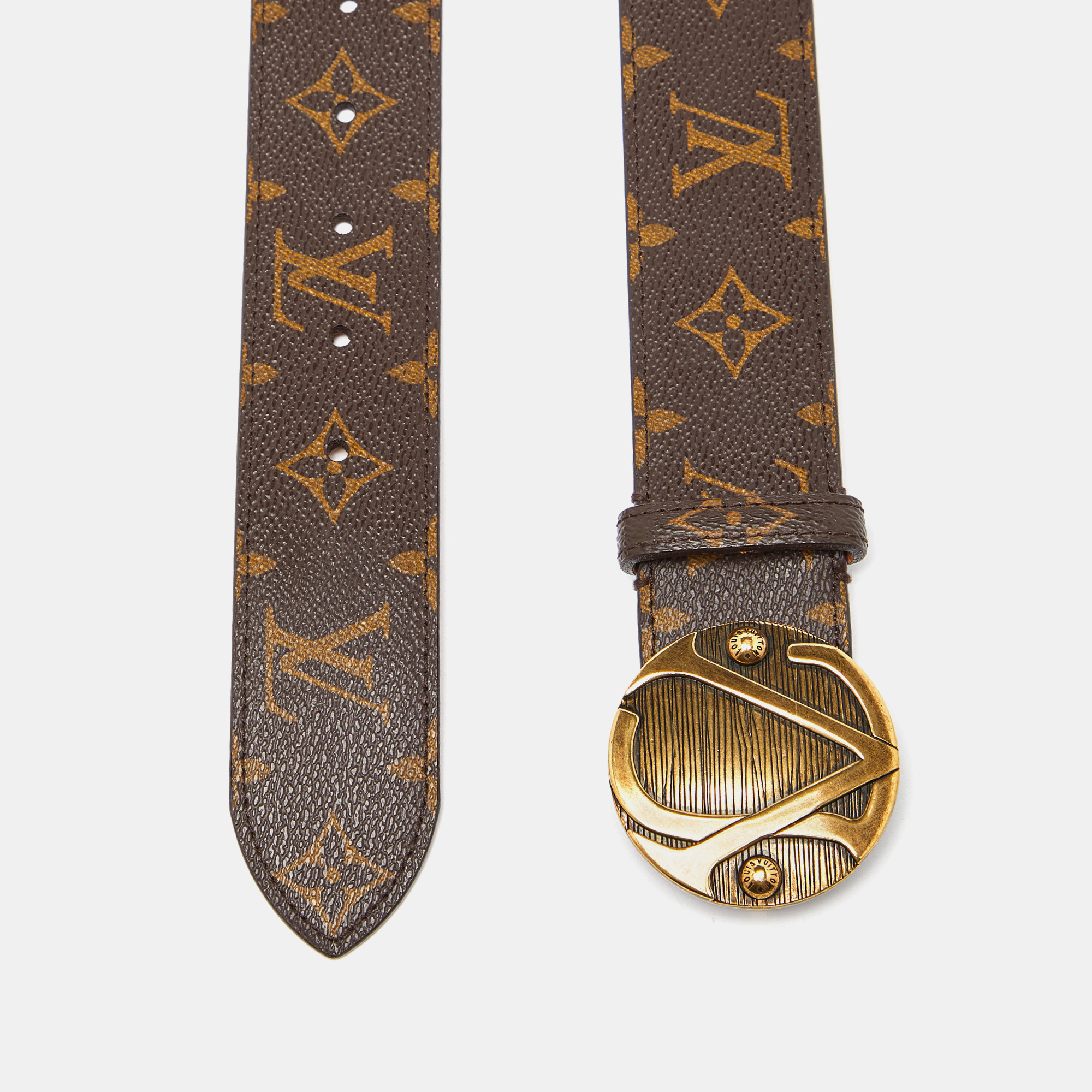 

Louis Vuitton Monogram Canvas Ceinture, Brown