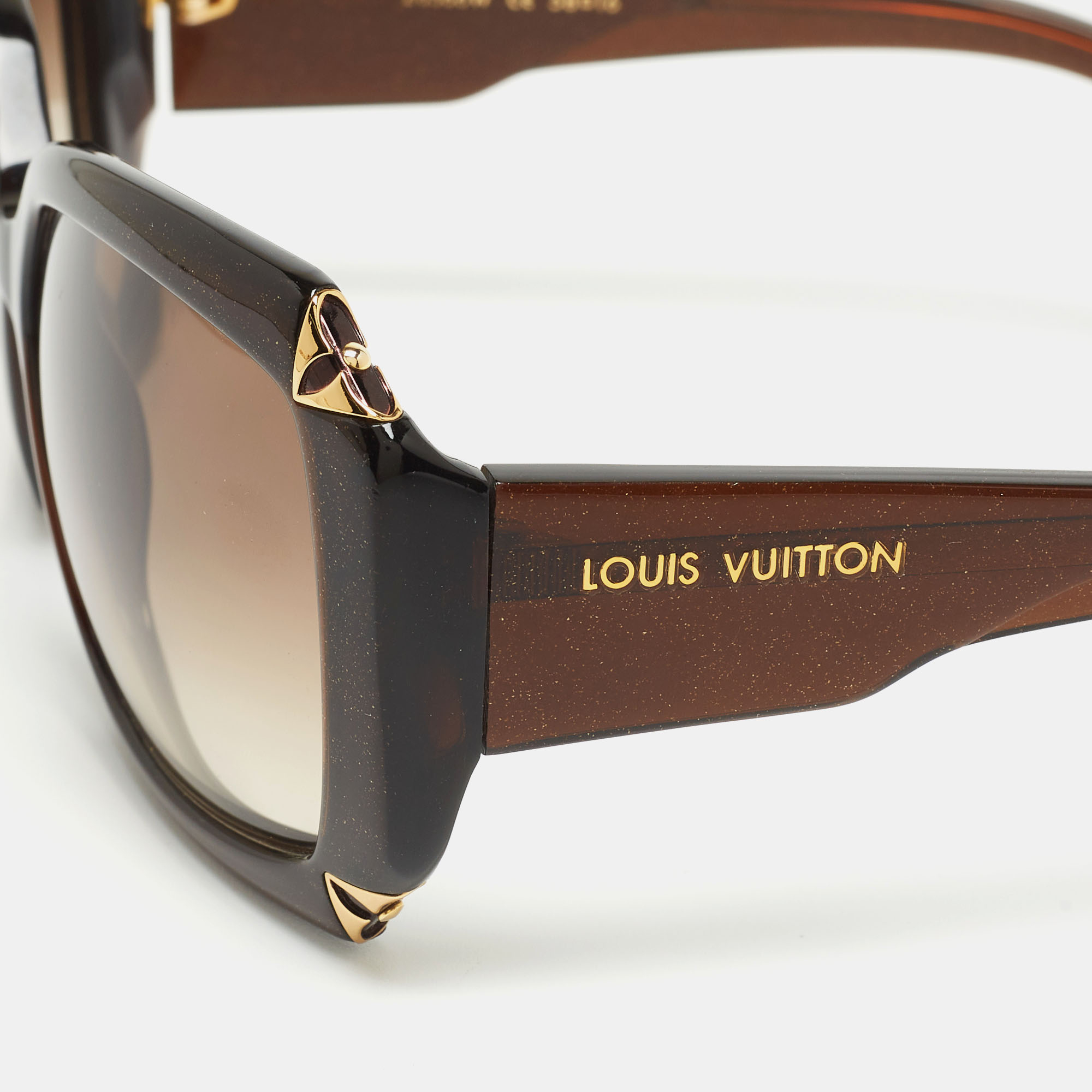 

Louis Vuitton Brown Glitter Hortensia Z0366W Gradient Sunglasses