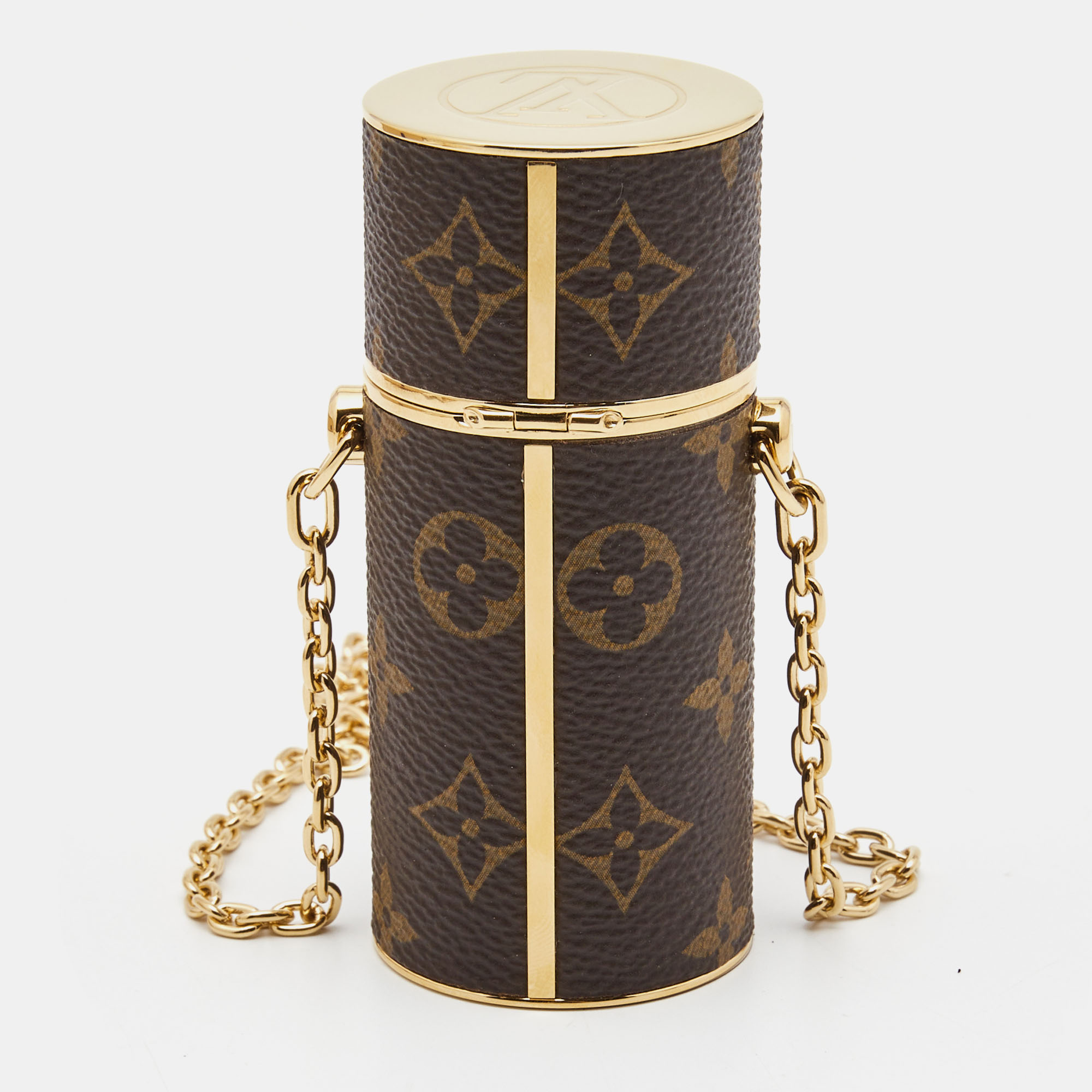 

Louis Vuitton Monogram Canvas Lipstick Case, Brown