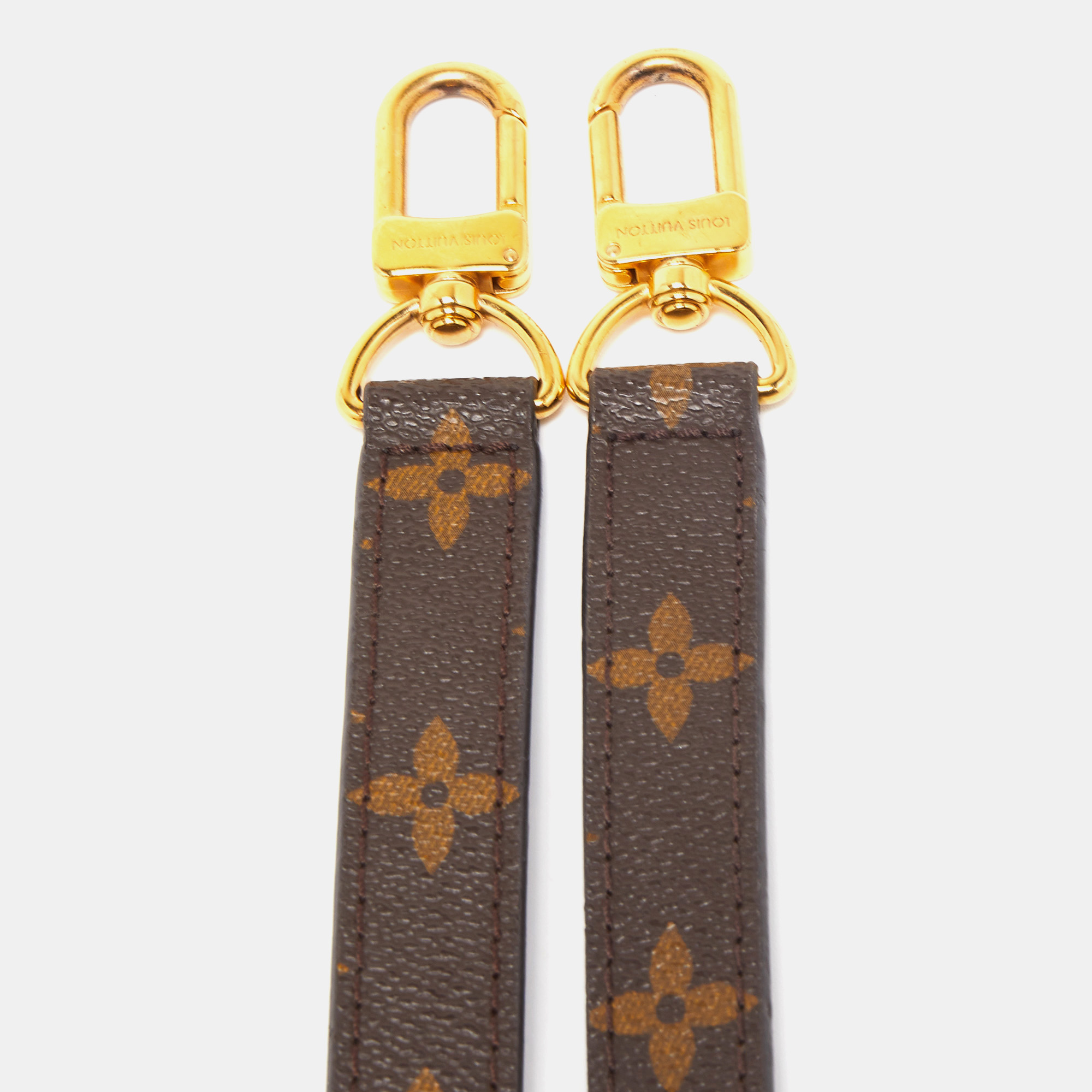 

Louis Vuitton Monogram Canvas Adjustable Bag Shoulder Strap, Brown