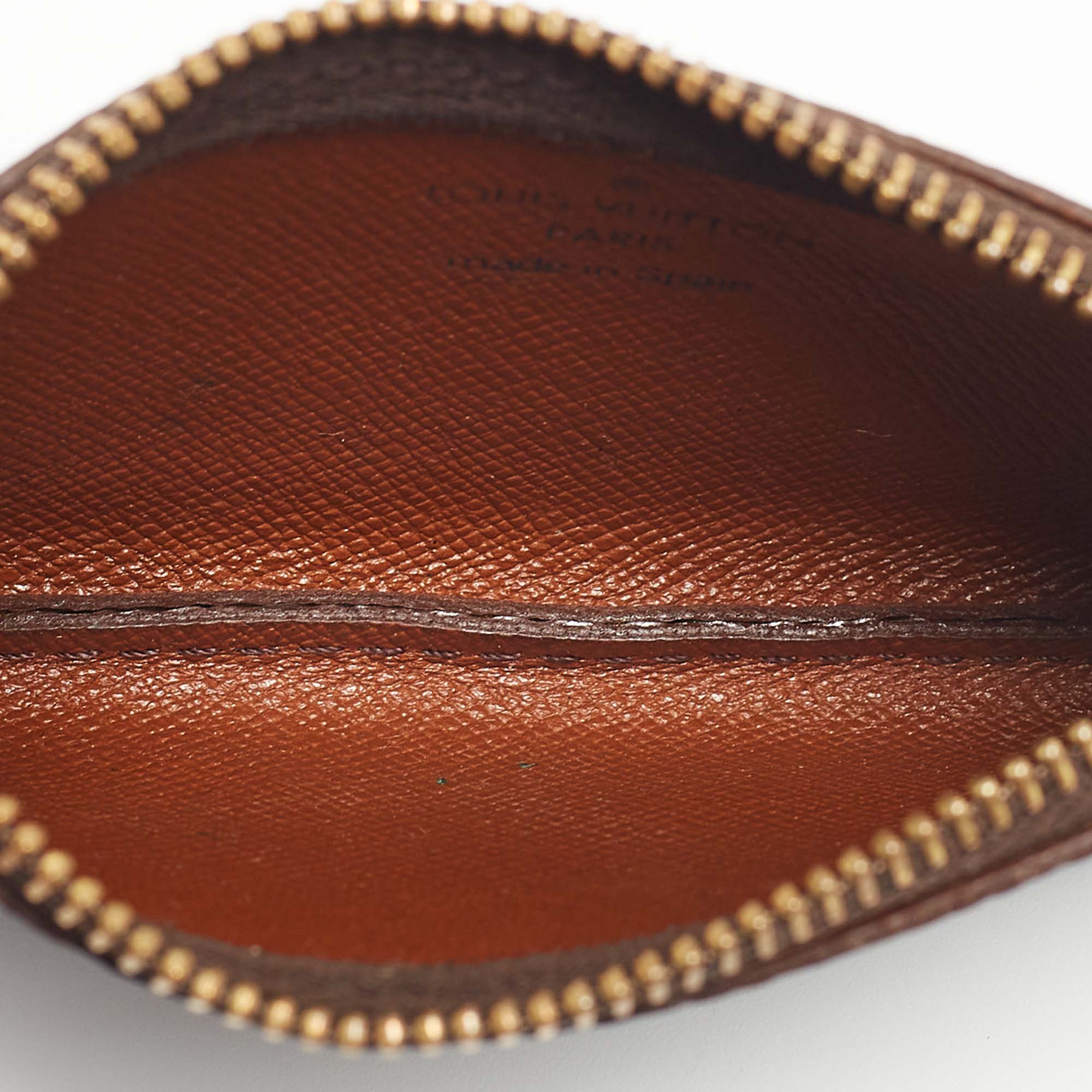 

Louis Vuitton Monogram Canvas Key Pouch, Brown