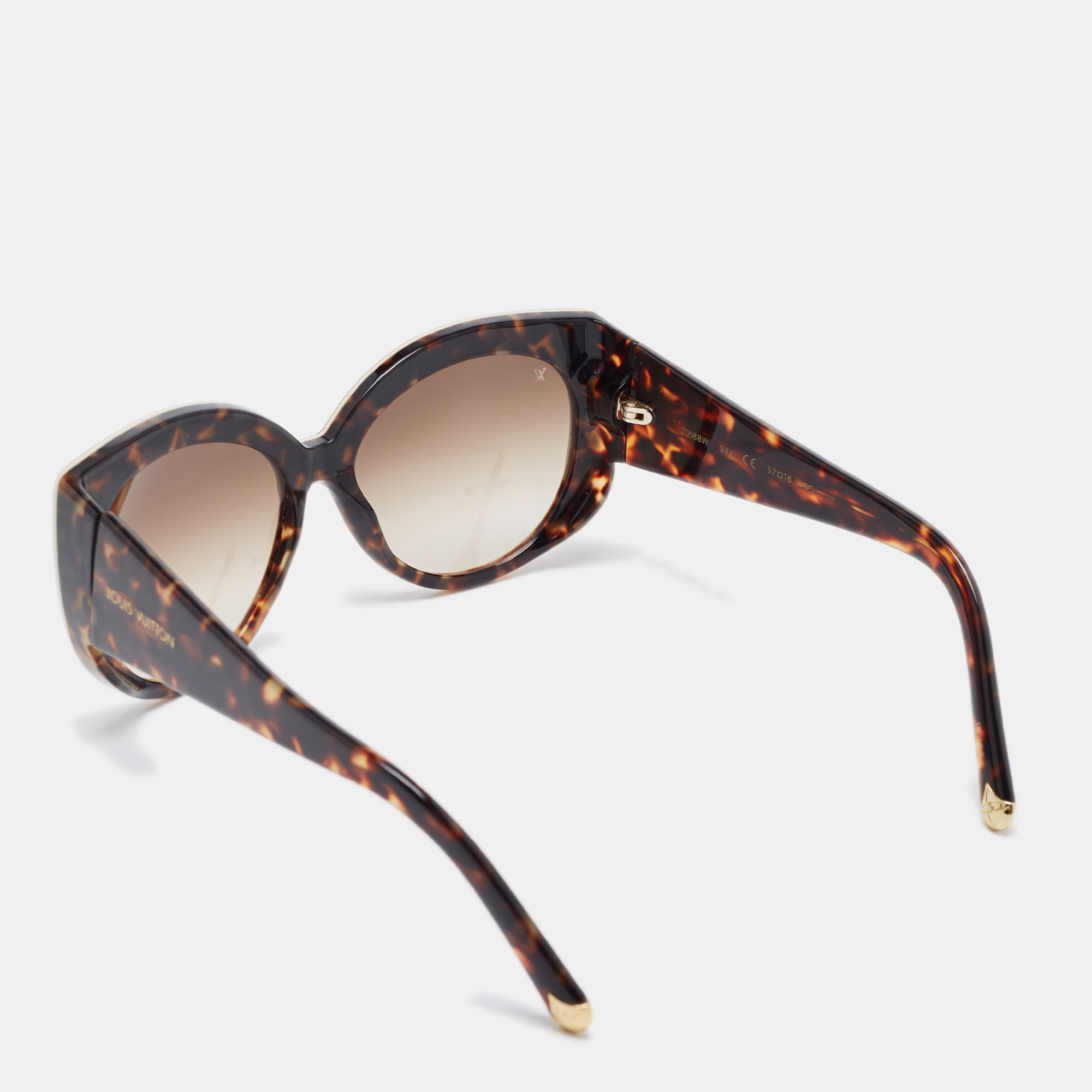 

Louis Vuitton Brown/Cream Tortoise Z0588W Gradient Cat Eye Sunglasses