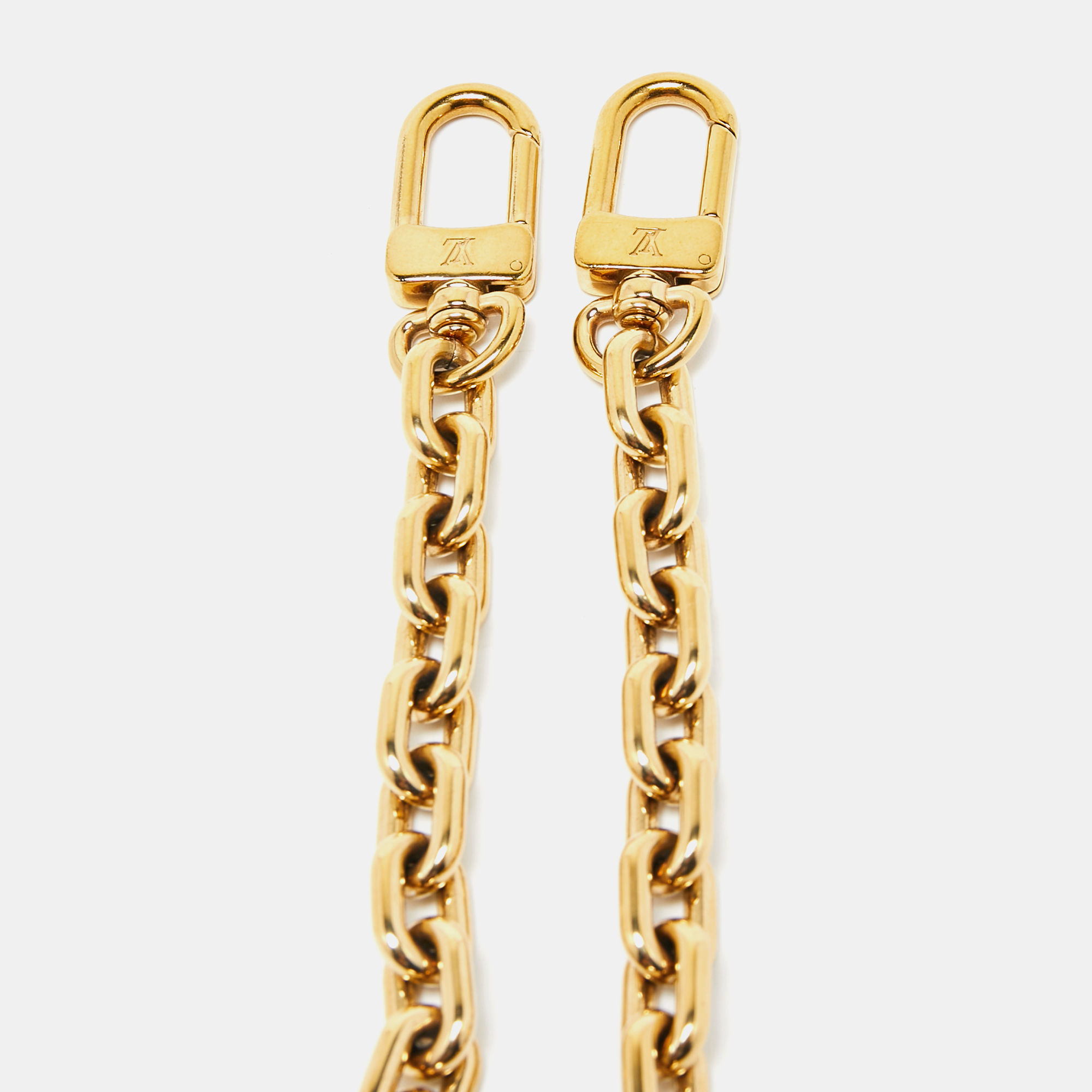 

Louis Vuitton Gold Tone Chain Link Handle Bag Strap