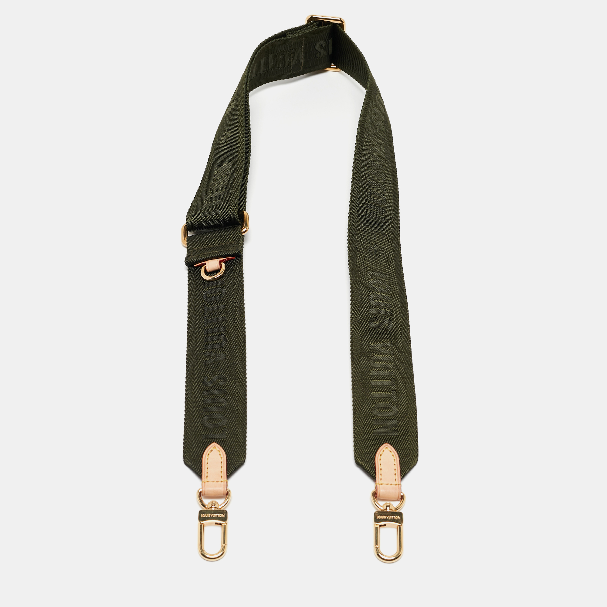 Pre Owned Louis Vuitton Kaki Monogram Bandouliere Shoulder Bag Strap