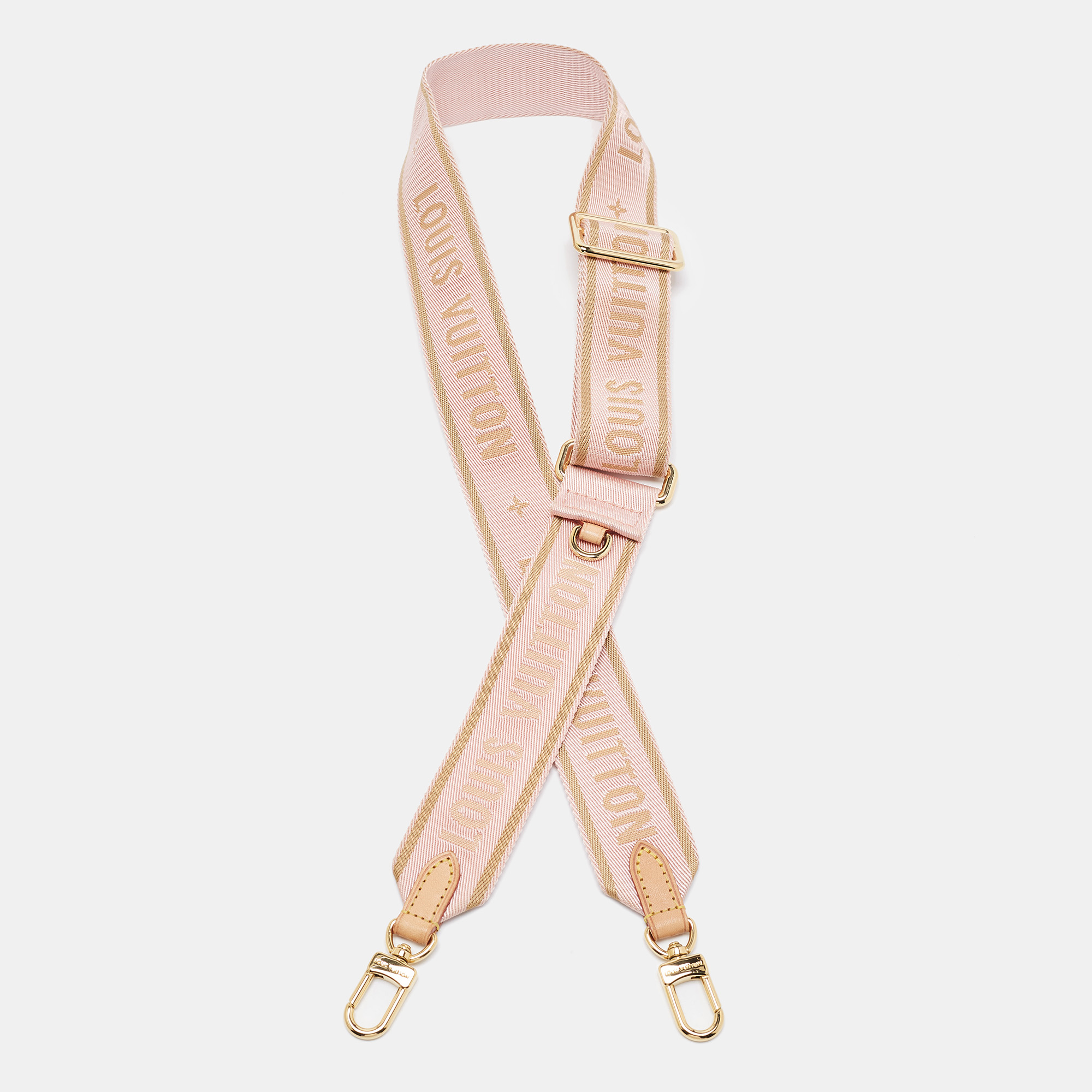 

Louis Vuitton Rose Ballerine Monogram Bandouliere Shoulder Bag Strap, Pink