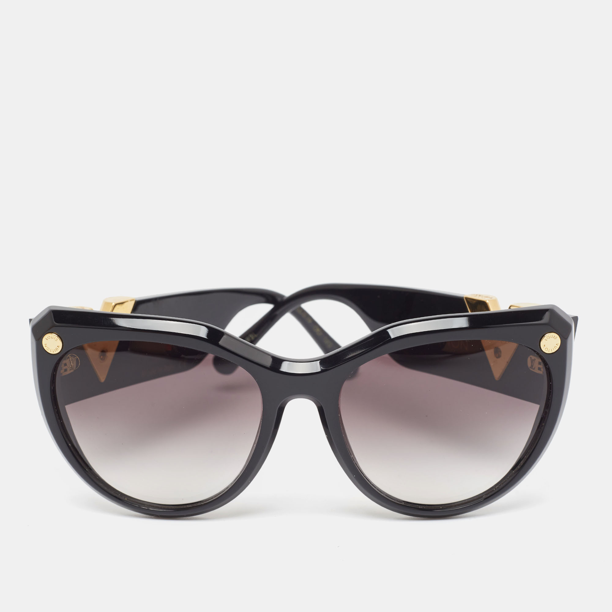 Pre Owned Louis Vuitton Black Gradient My Fair Lady Cat Eye Sunglasses