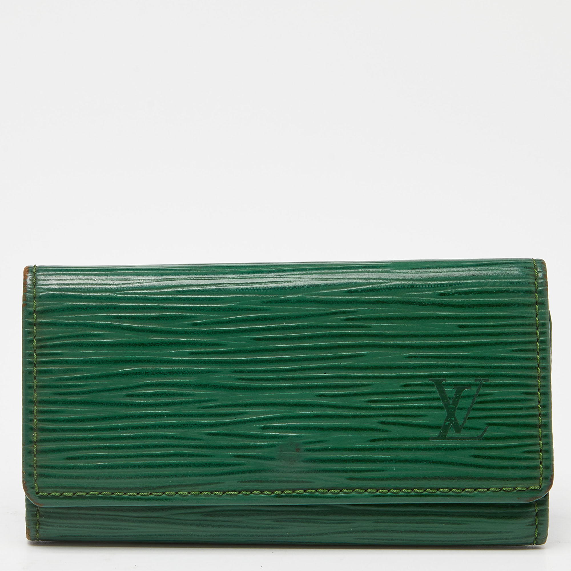 

Louis Vuitton Borneo Green Epi Leather 4 Key Holder