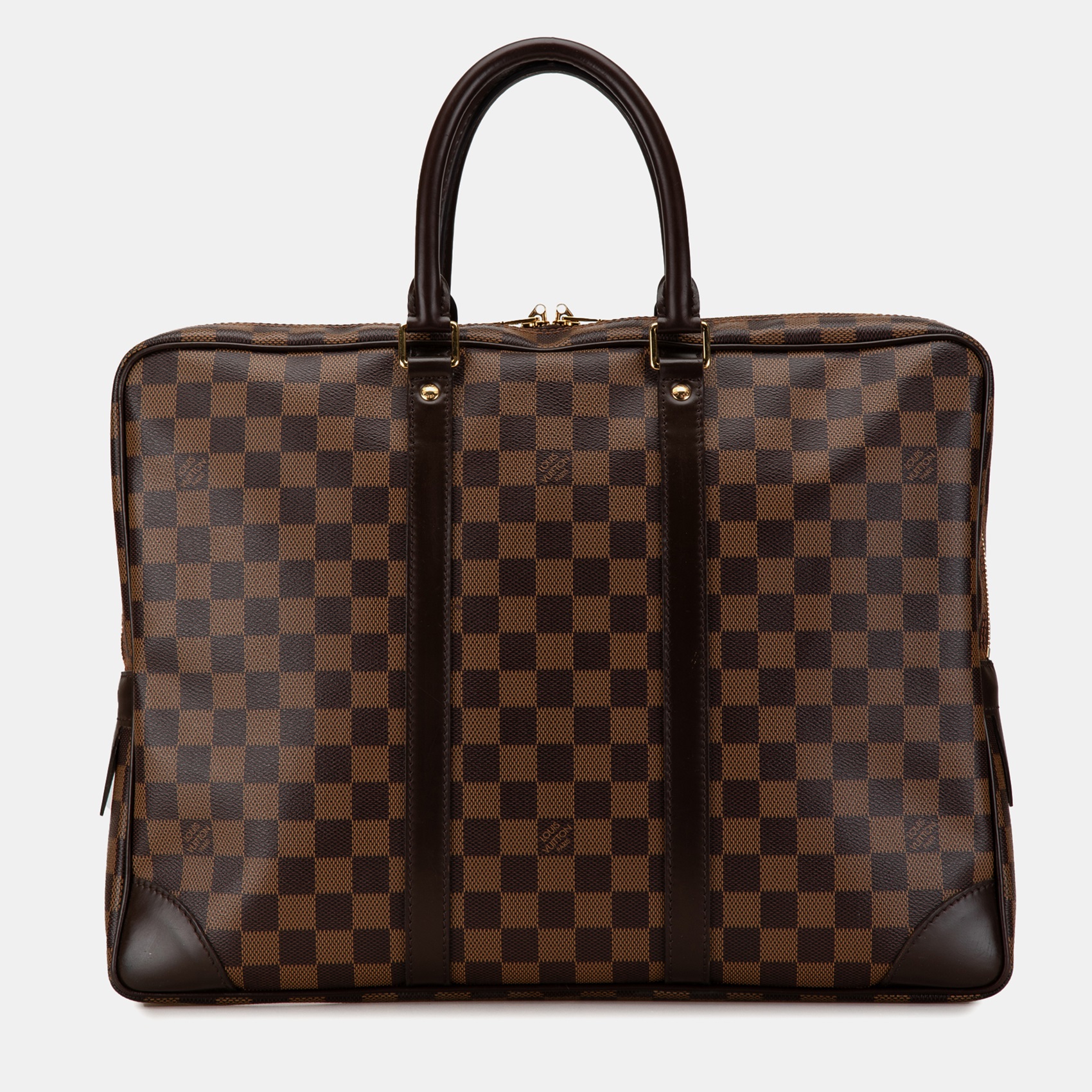 

Louis Vuitton Damier Ebene Porte Documents Voyage GM Bag, Brown