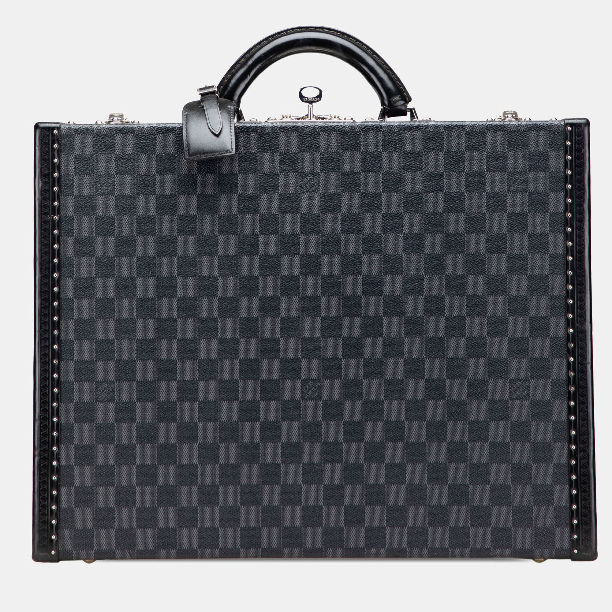 

Louis Vuitton Black Damier Graphite President Classeur