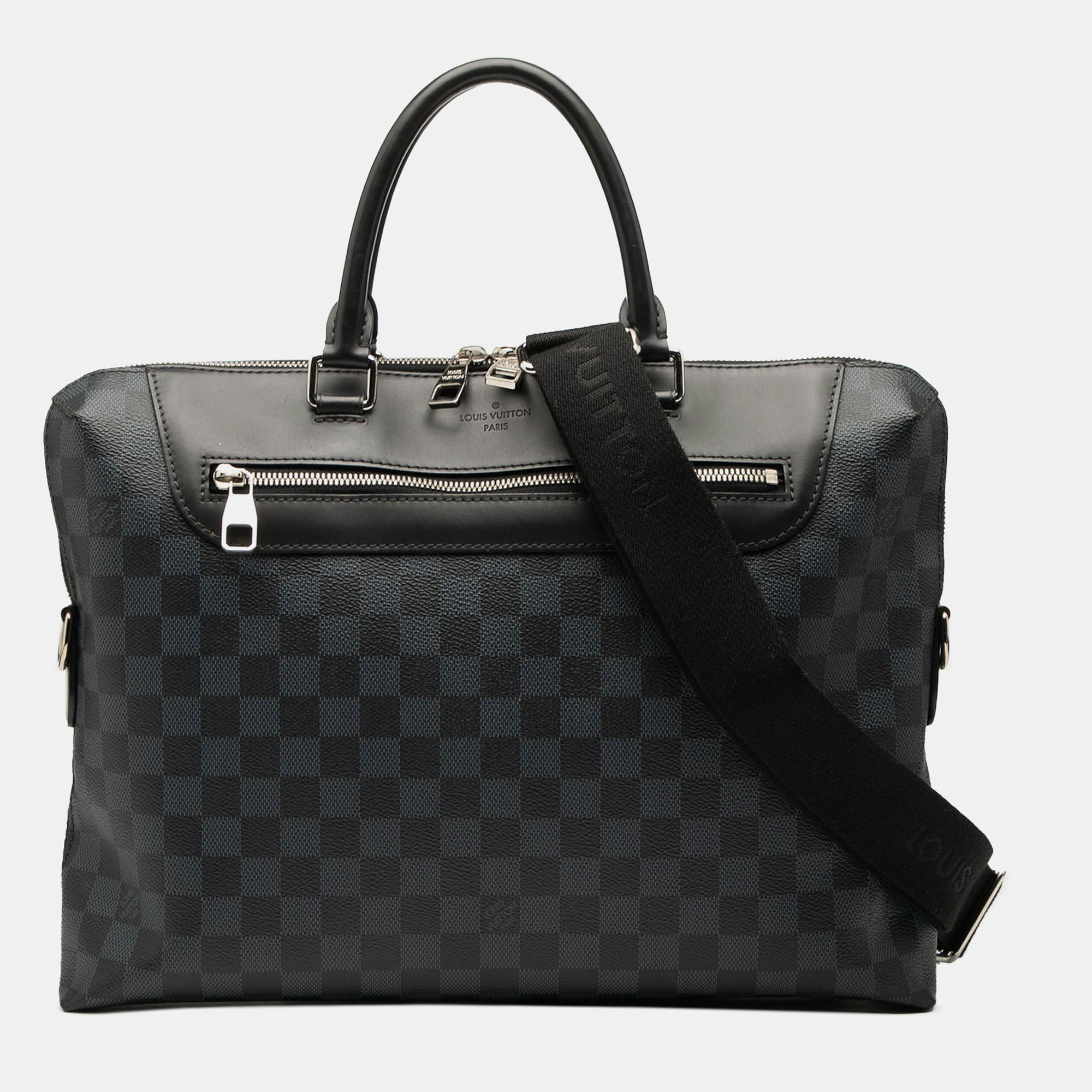 

Louis Vuitton Black Damier Graphite Porte Documents Jour