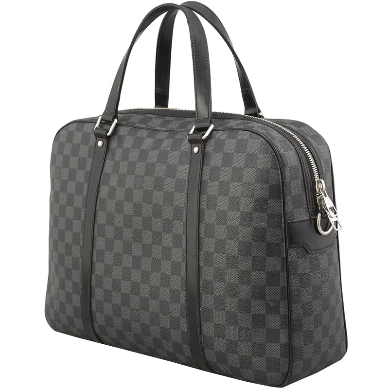 

Louis Vuitton Damier Graphite Canvas Jorn Bag, Black