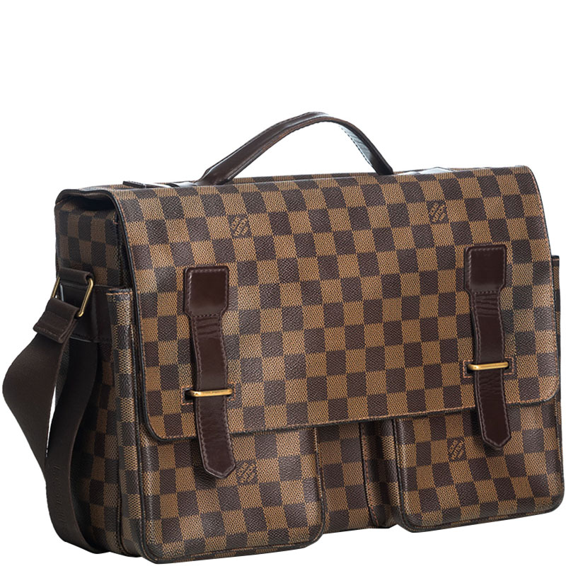 

Louis Vuitton Damier Ebene Canvas Broadway Messenger Bag, Brown