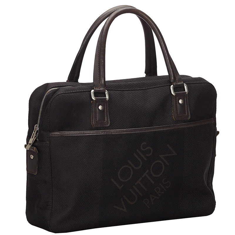 

Louis Vuitton Black Damier Geant Canvas Duffel Bag