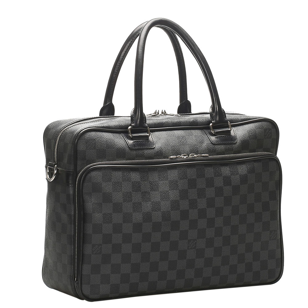 

Louis Vuitton Damier Graphite Canvas Icare Laptop Bag, Black