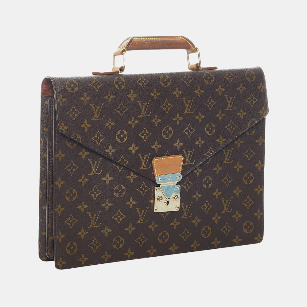 

Louis Vuitton Brown Monogram Serviette Conseiller